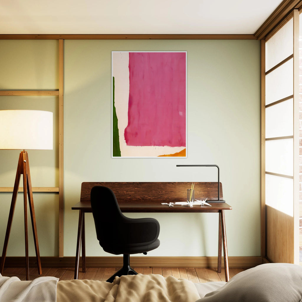 Mauve District - 1966 Framed Poster | Helen Frankenthaler Framed Prints Wall Art | Frankenthaler Helen