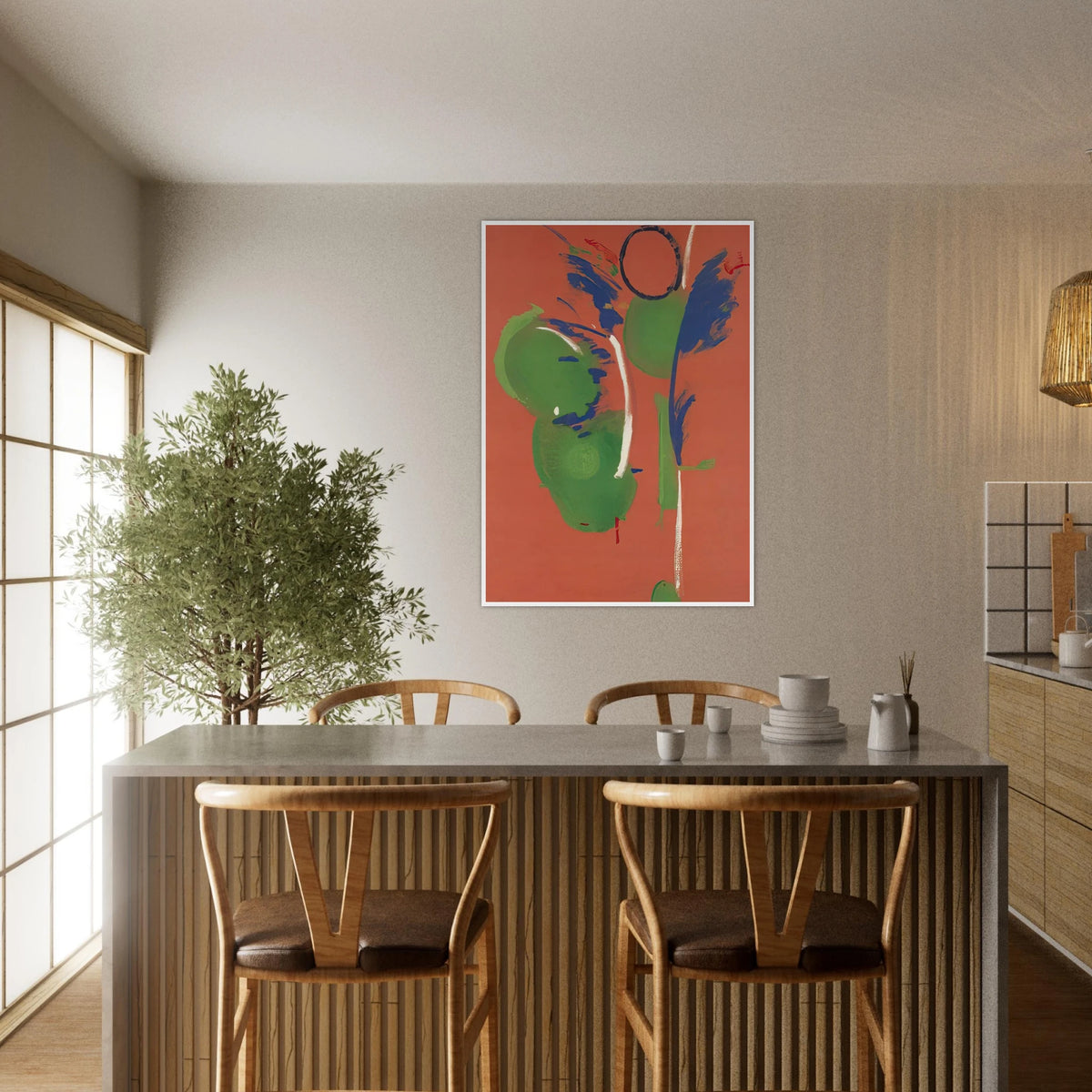 Mary, Mary - 1987 Framed Poster | Helen Frankenthaler Framed Prints Wall Art | Frankenthaler Helen