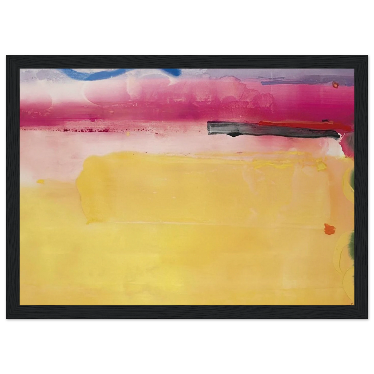 Black-Eyed Susan - 1988 Framed Poster | Helen Frankenthaler Framed Prints Wall Art | Frankenthaler Helen