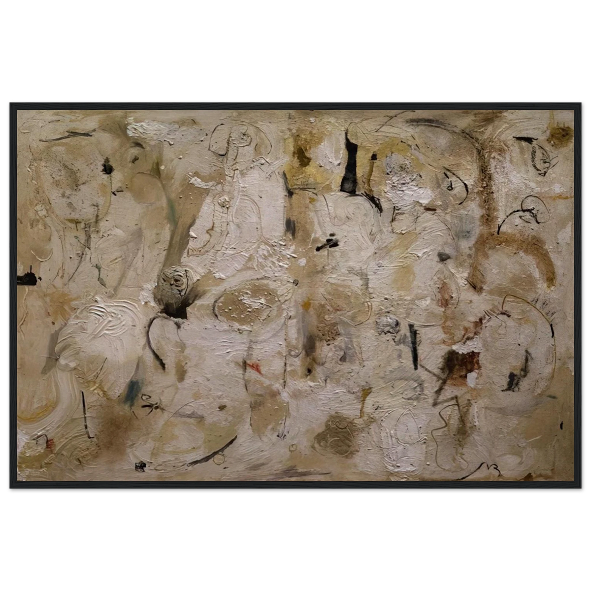 Painted on 21st Street - 1951 Framed Poster | Helen Frankenthaler Framed Prints Wall Art | Frankenthaler Helen