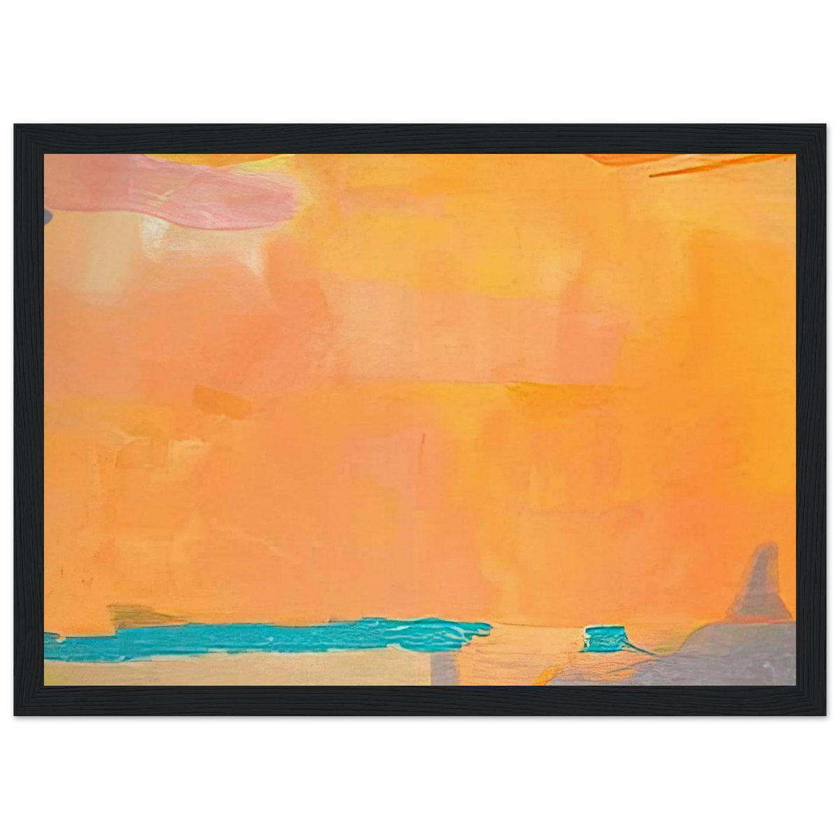 Royal Fireworks - 1975 Framed Poster | Helen Frankenthaler Framed Prints Wall Art | Frankenthaler Helen