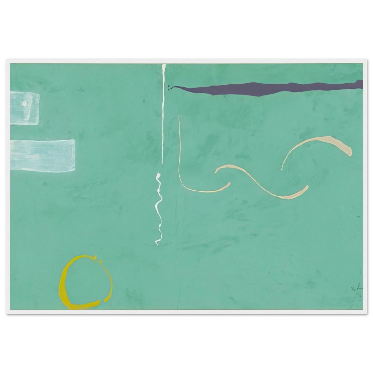 Tahiti - 1989 Framed Poster | Helen Frankenthaler Framed Prints Wall Art | Frankenthaler Helen