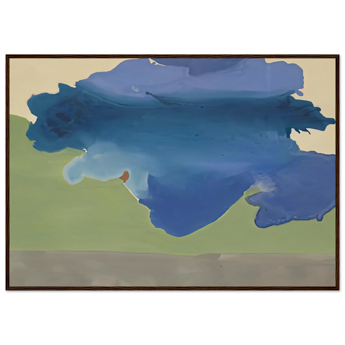 The Bay, 1963- Framed Poster | Helen Frankenthaler Framed Prints Wall Art | Frankenthaler Helen