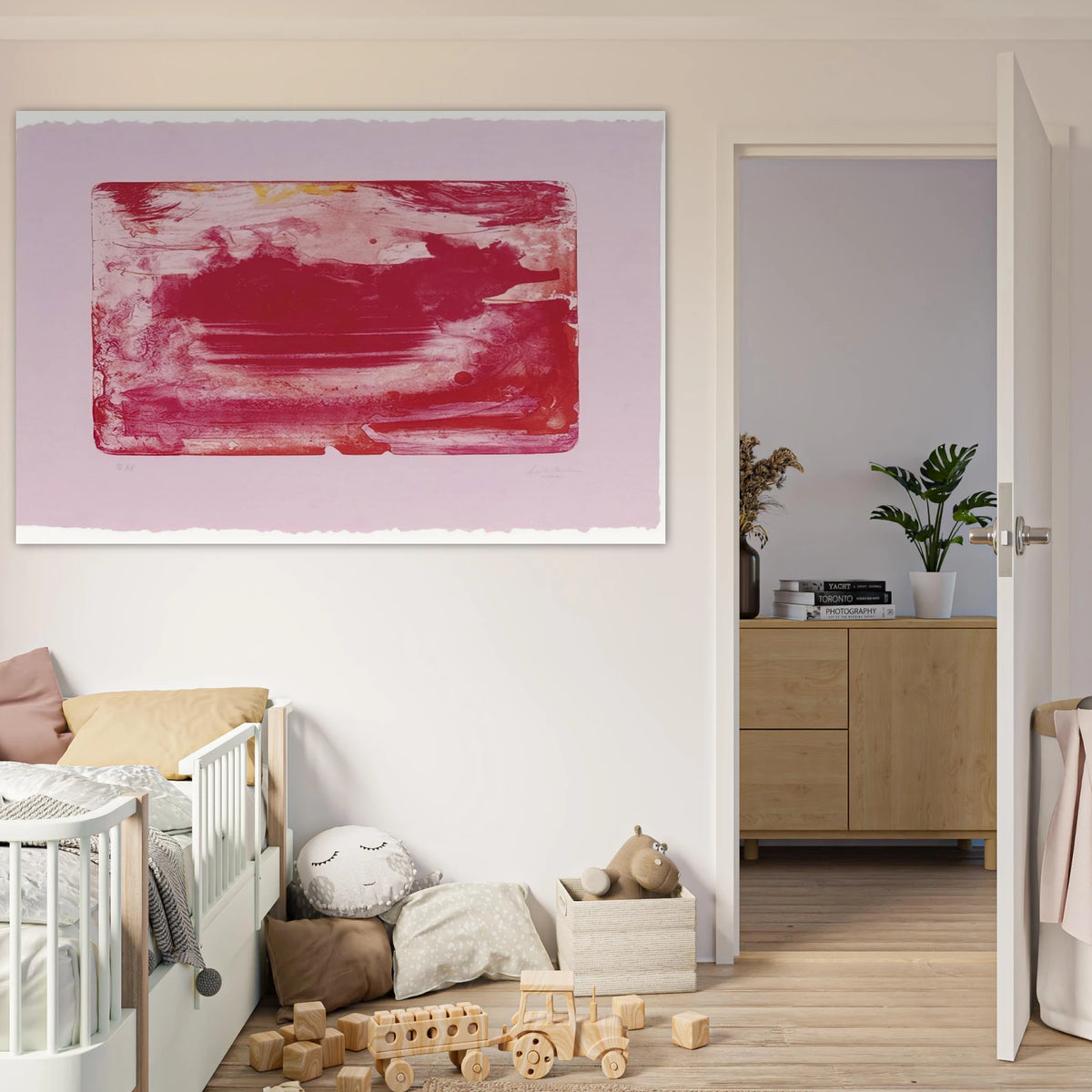The Red Sea - 1982 Poster | Helen Frankenthaler Poster | Frankenthaler Helen