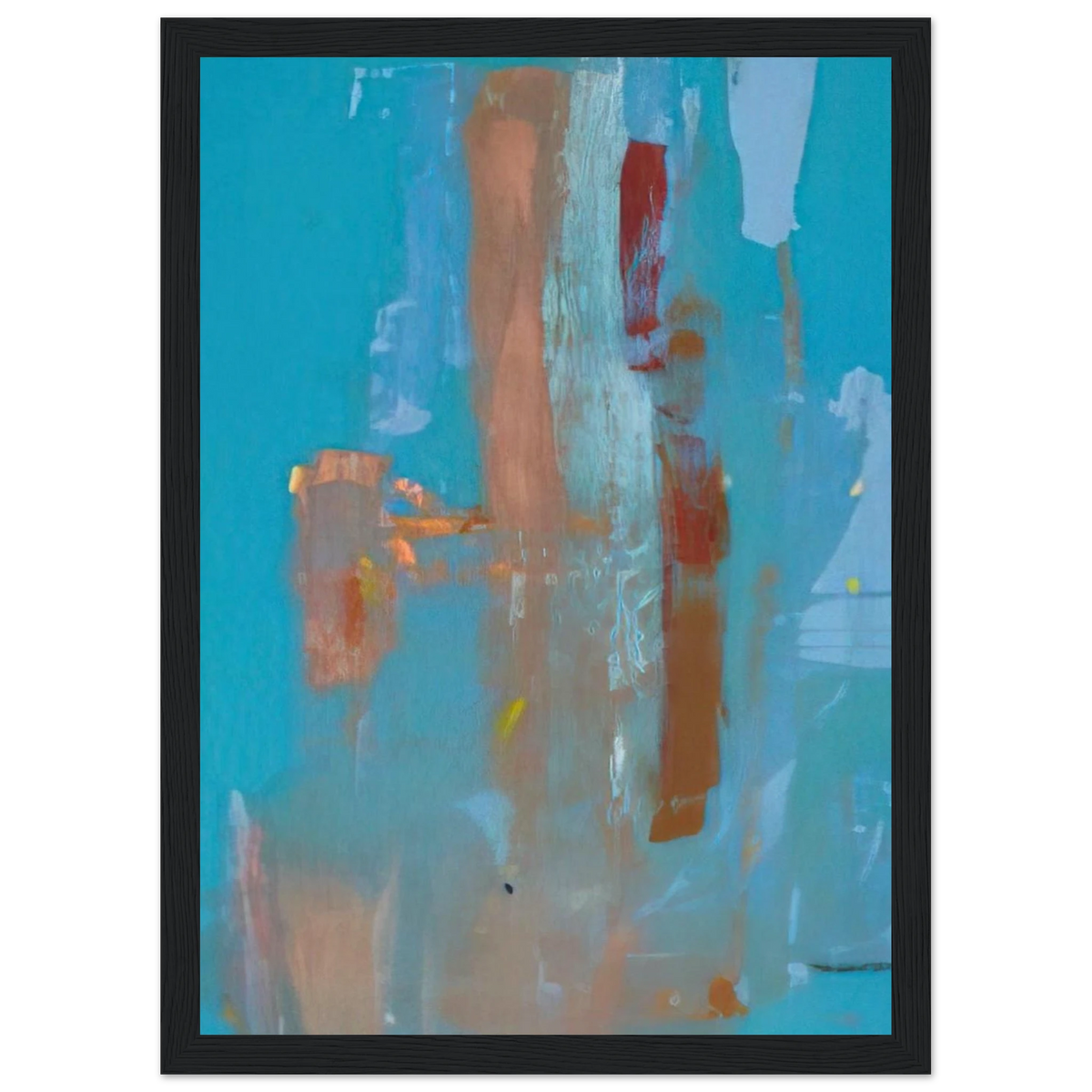 In on Blue - 1976 Framed Poster | Helen Frankenthaler Framed Prints Wall Art | Frankenthaler Helen