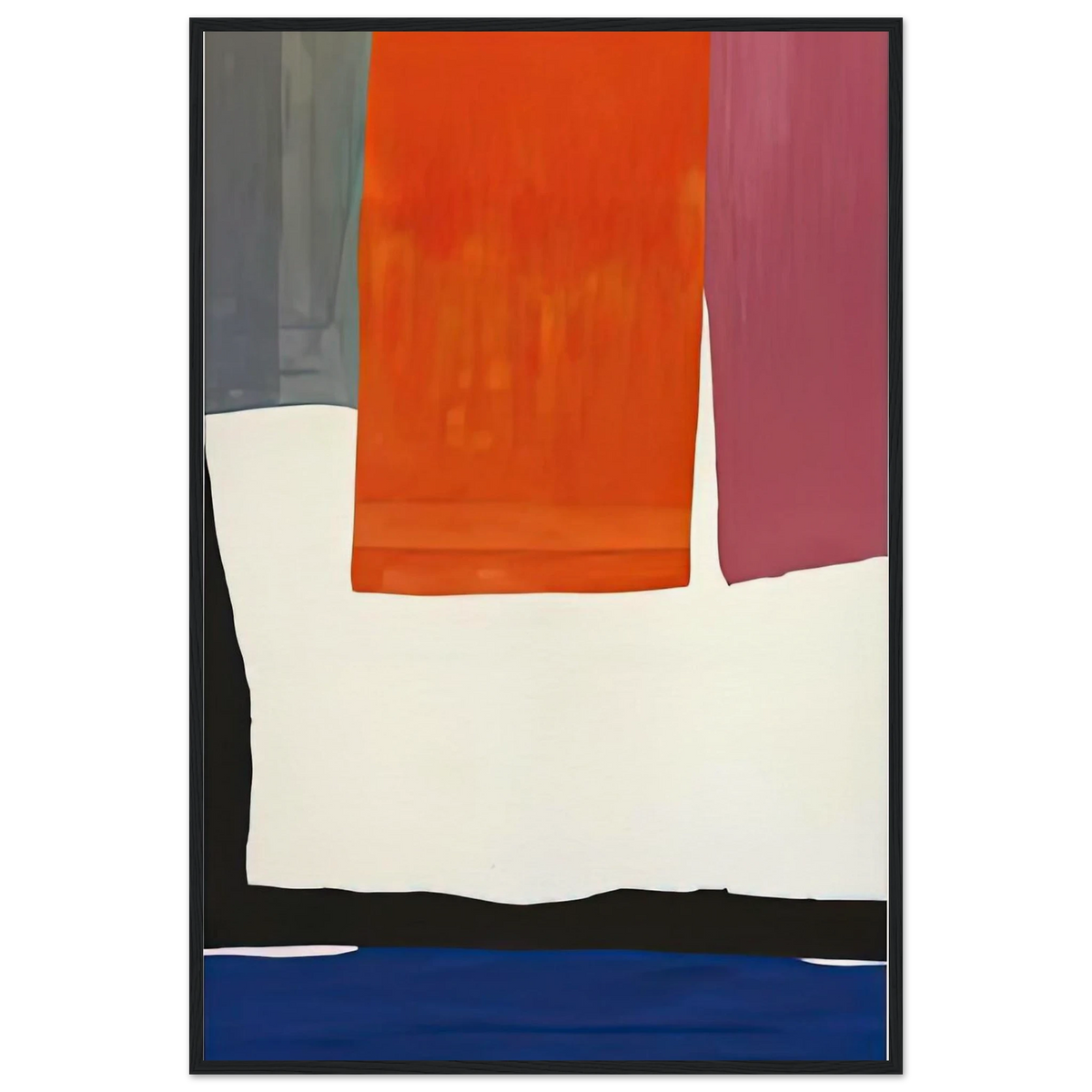 The Human Edge, 1967- Framed Poster | Helen Frankenthaler Framed Prints Wall Art | Frankenthaler Helen