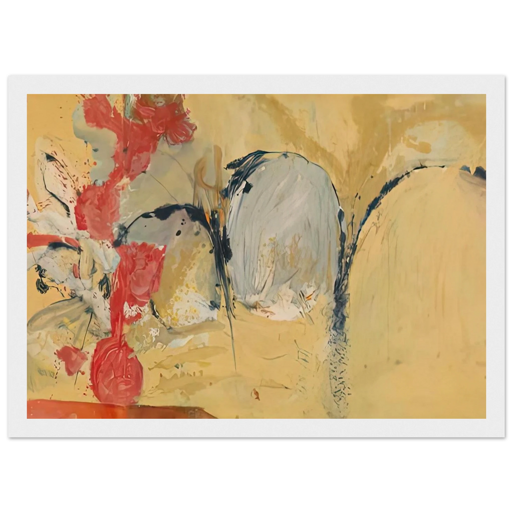 Large Abstract Still Life, 1951- Framed Poster | Helen Frankenthaler Framed Prints Wall Art | Frankenthaler Helen