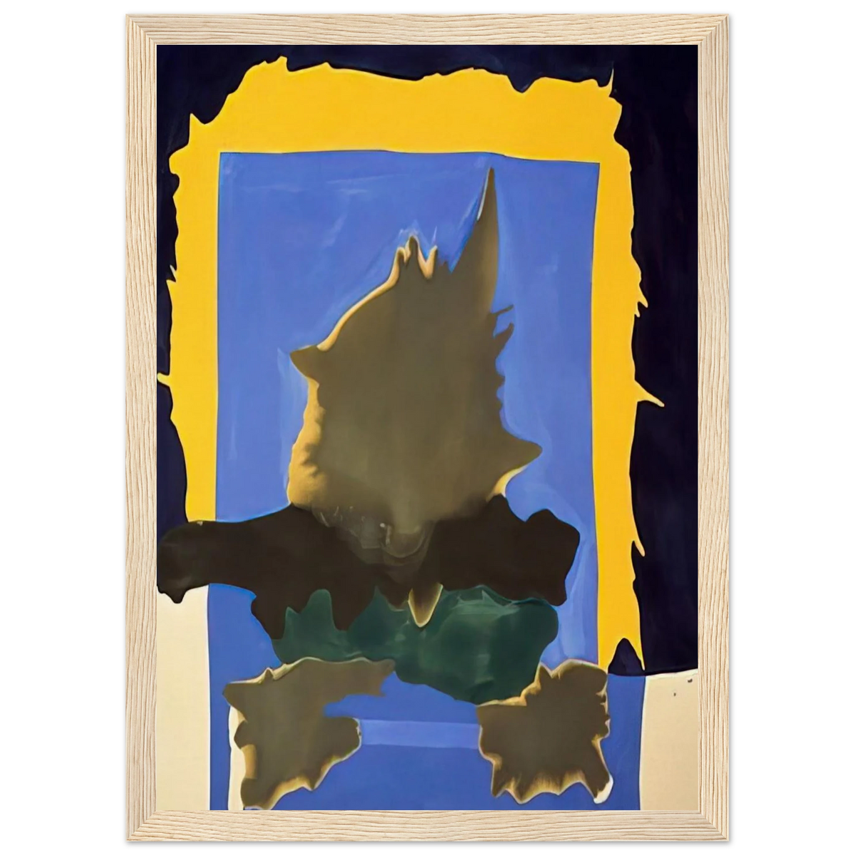 Interior Landscape - 1964 Framed Poster | Helen Frankenthaler Framed Prints Wall Art | Frankenthaler Helen