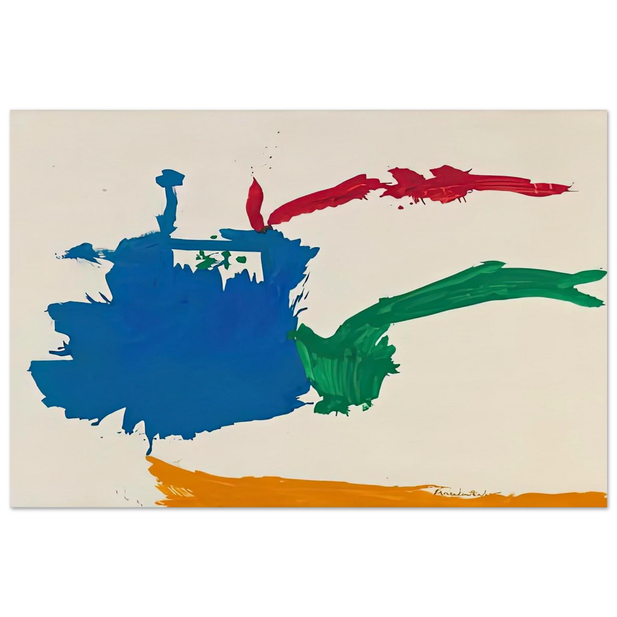 Italian Beach, 1960- Poster | Helen Frankenthaler Poster | Frankenthaler Helen
