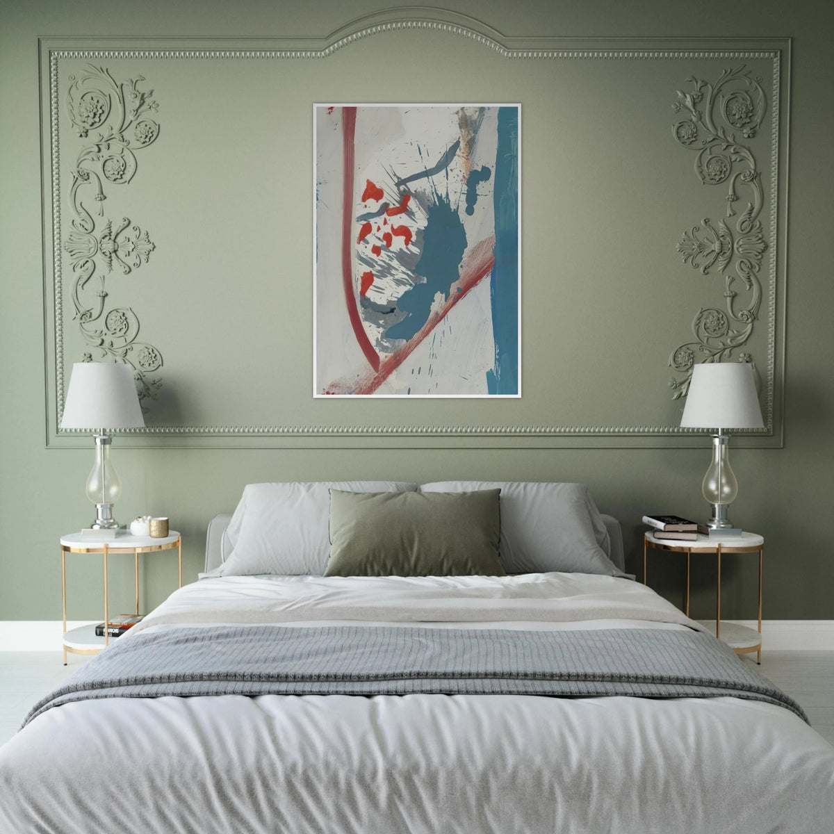 Untitled - 1960 Framed Poster | Helen Frankenthaler Framed Prints Wall Art | Frankenthaler Helen