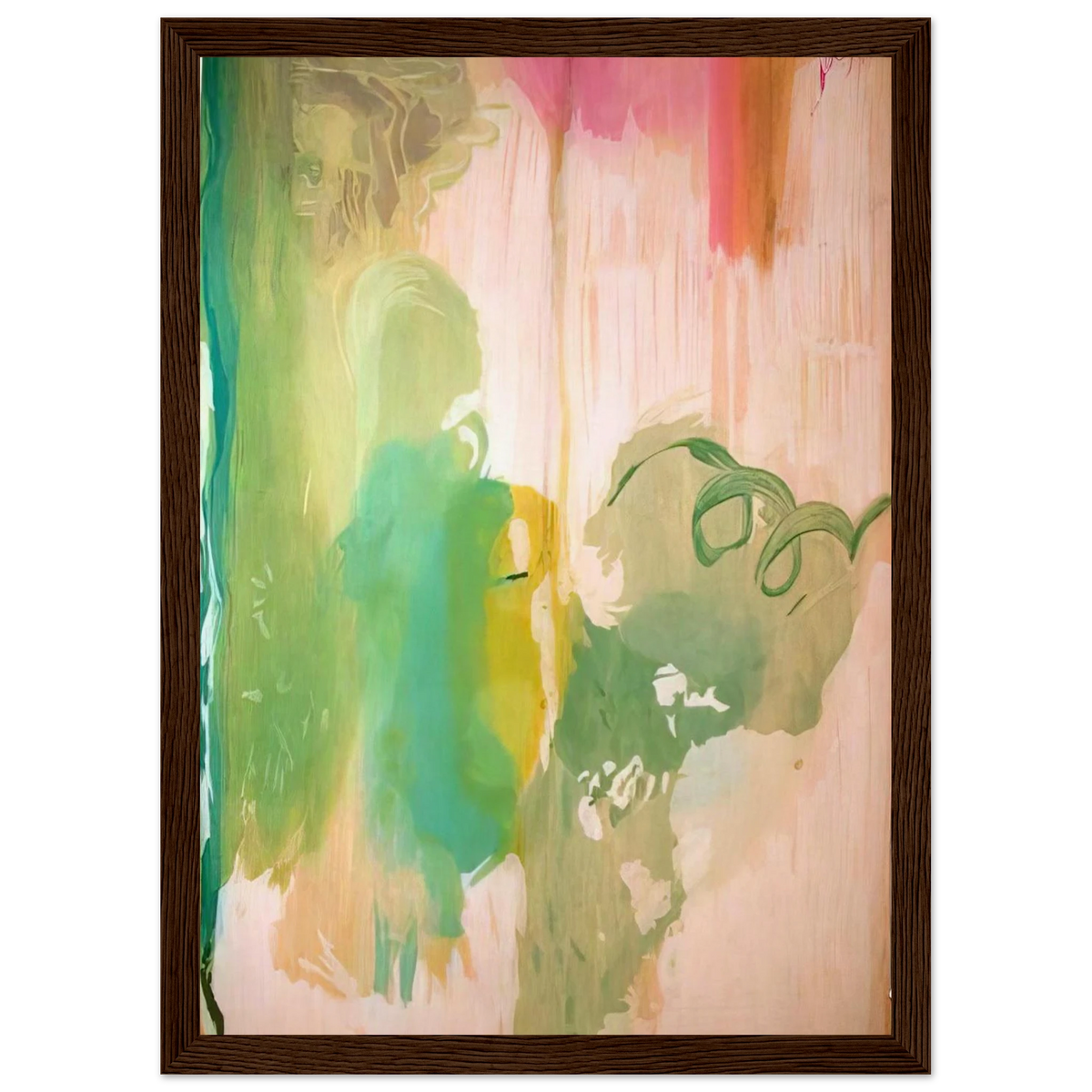 Snow Pines - 2004 Framed Poster | Helen Frankenthaler Framed Prints Wall Art | Frankenthaler Helen