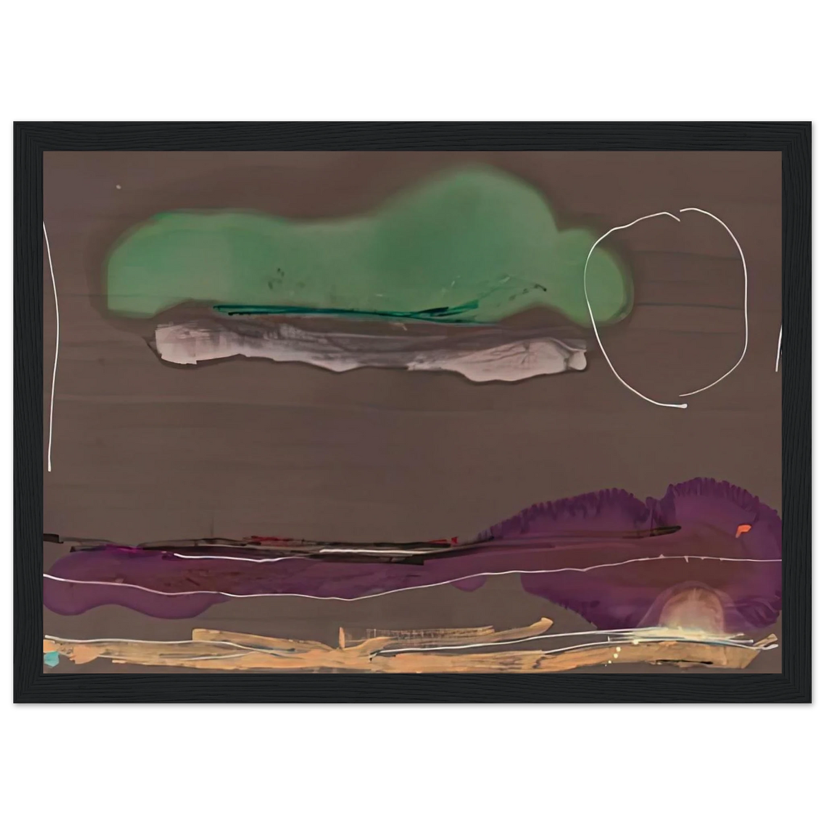 Madrid, 1984- Framed Poster | Helen Frankenthaler Framed Prints Wall Art | Frankenthaler Helen