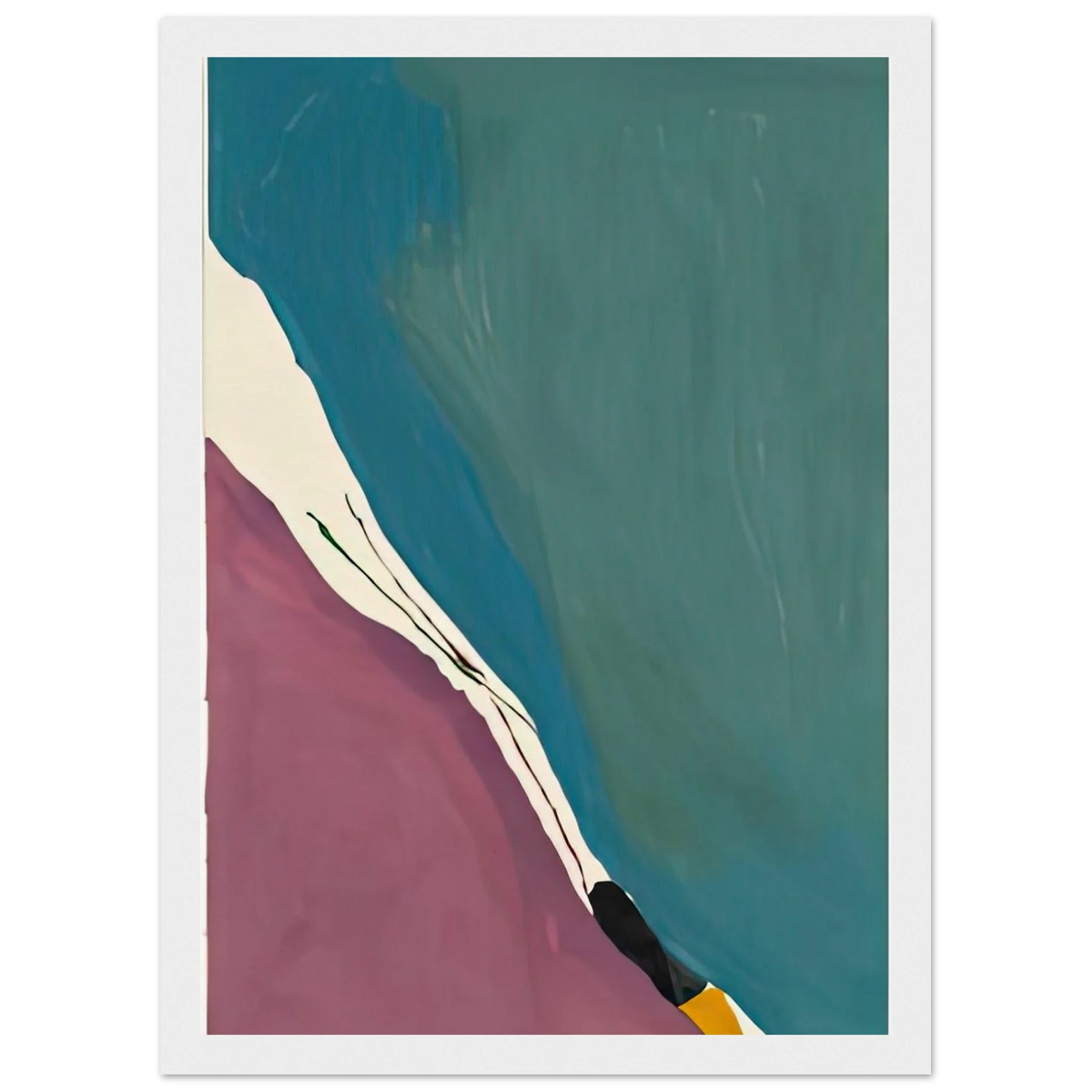 Red Travels, 1971- Framed Poster | Helen Frankenthaler Framed Prints Wall Art | Frankenthaler Helen