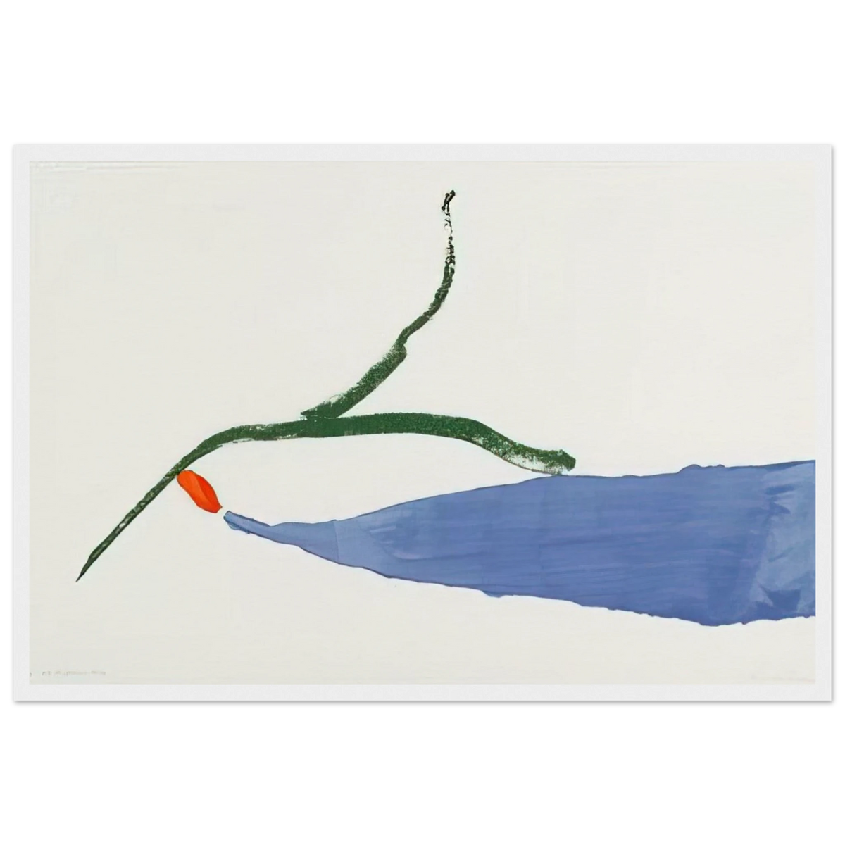 A Little Zen - 1970 Framed Poster | Helen Frankenthaler Framed Prints Wall Art | Frankenthaler Helen