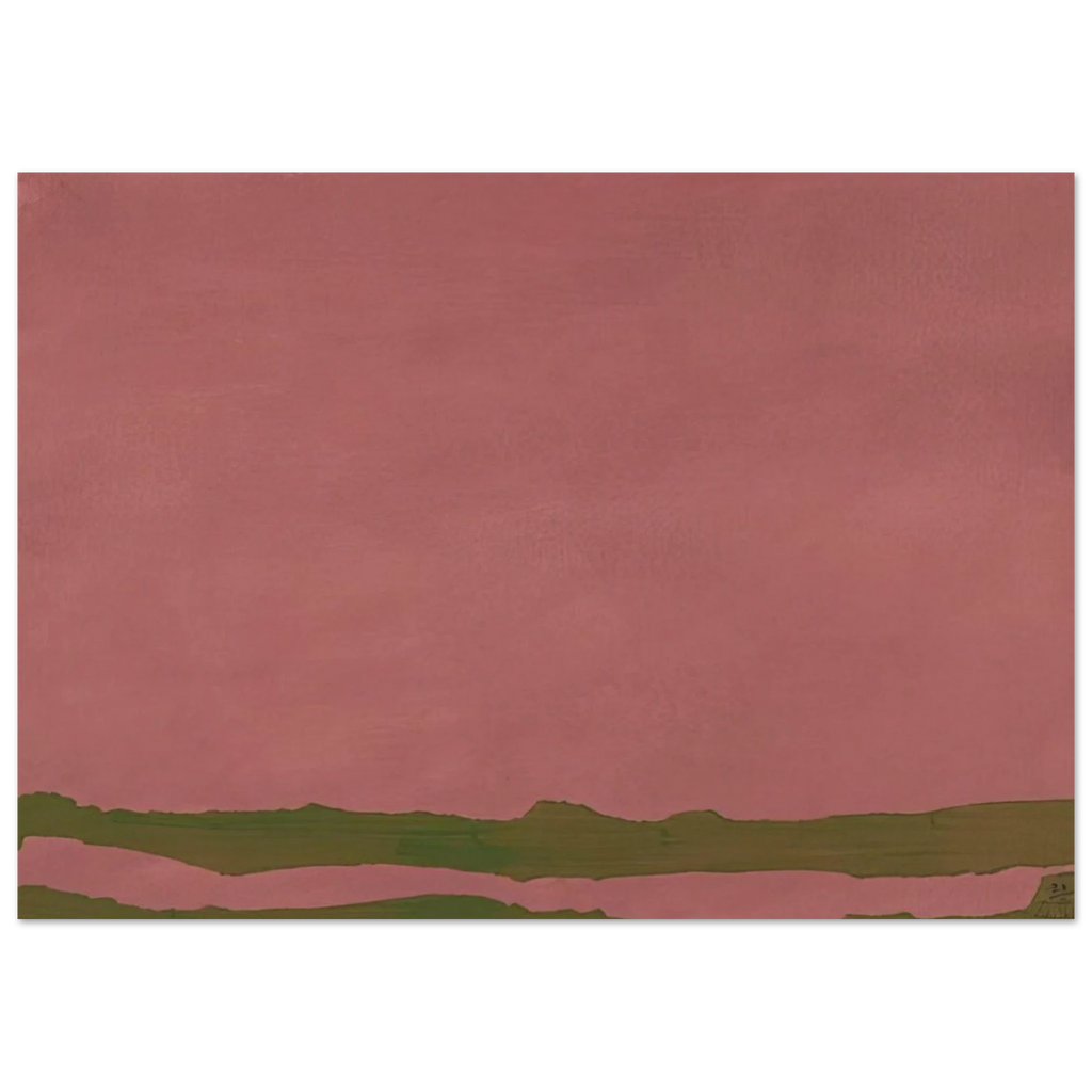 Green Likes Mauve - 1970 Poster | Helen Frankenthaler Poster | Frankenthaler Helen