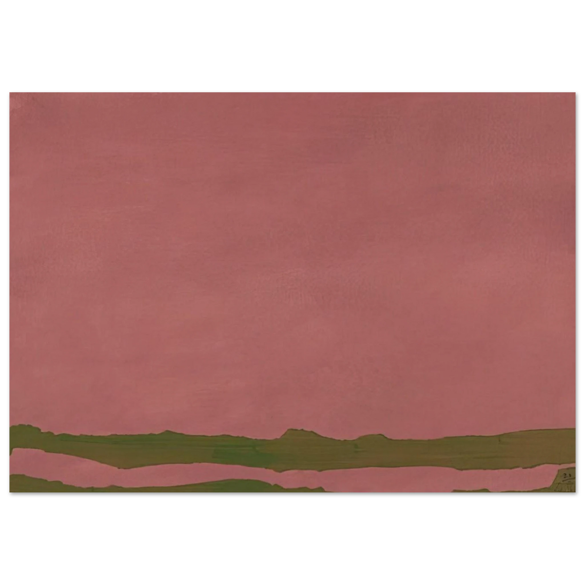Green Likes Mauve - 1970 Poster | Helen Frankenthaler Poster | Frankenthaler Helen