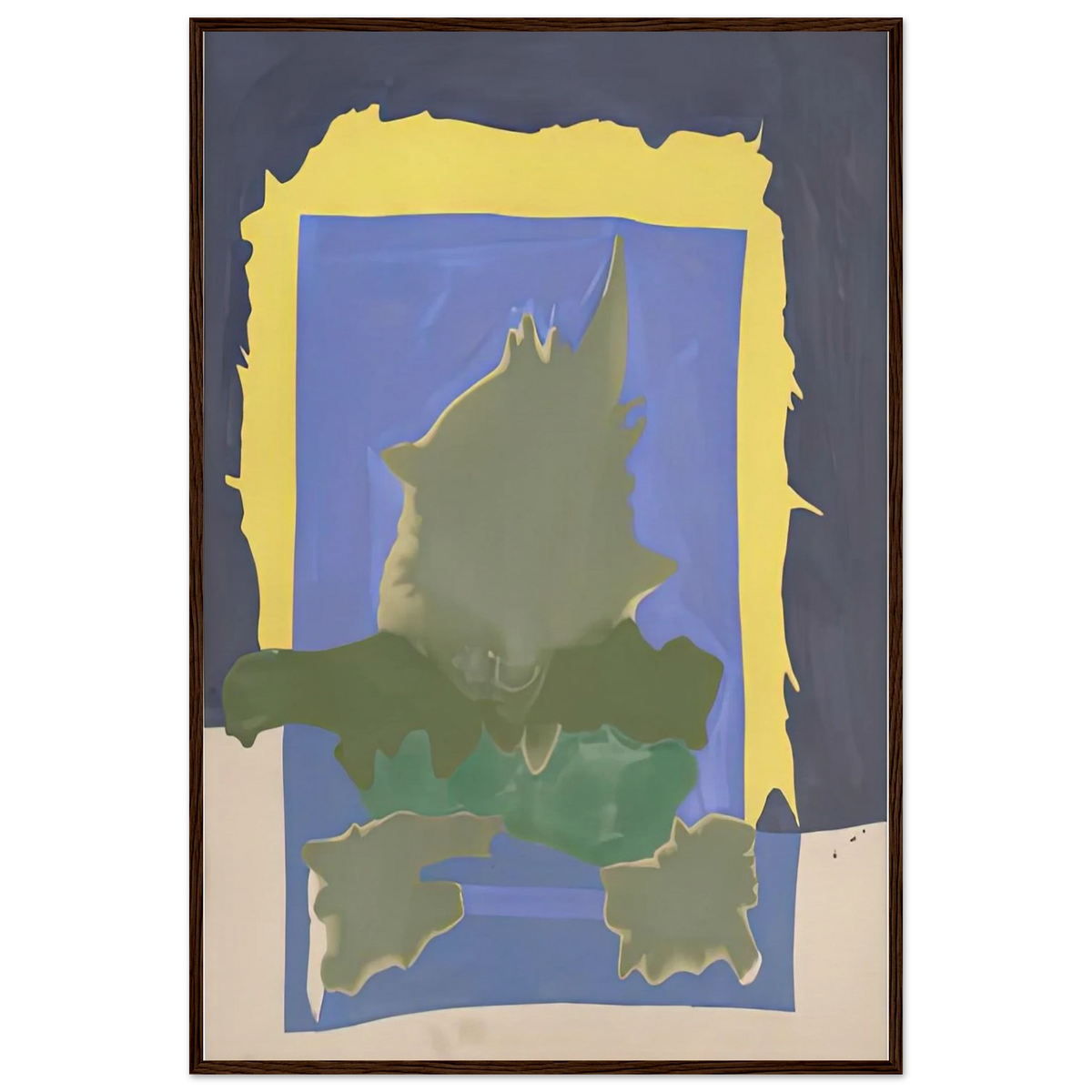Interior Landscape, 1964- Framed Poster | Helen Frankenthaler Framed Prints Wall Art | Frankenthaler Helen
