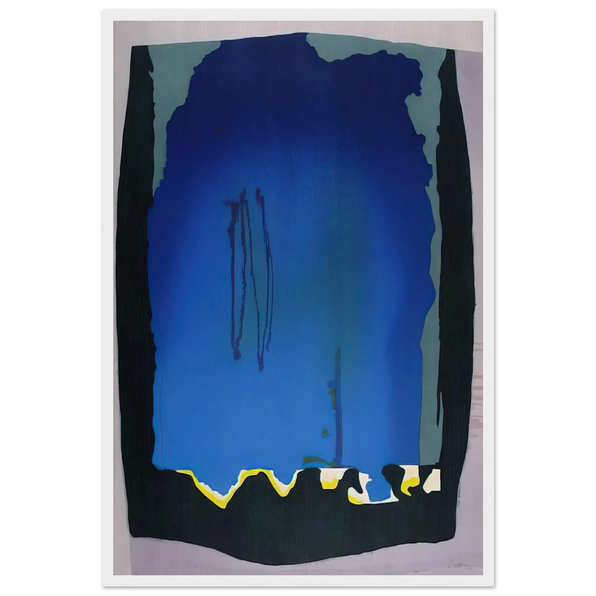Freefall - 1992 Framed Poster | Helen Frankenthaler Framed Prints Wall Art | Frankenthaler Helen