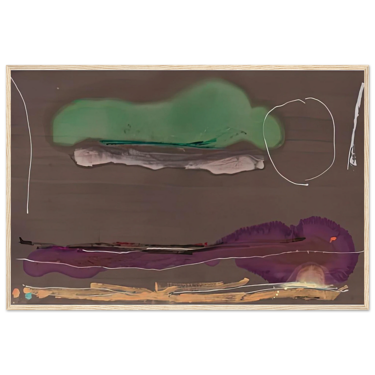 Madrid, 1984- Framed Poster | Helen Frankenthaler Framed Prints Wall Art | Frankenthaler Helen
