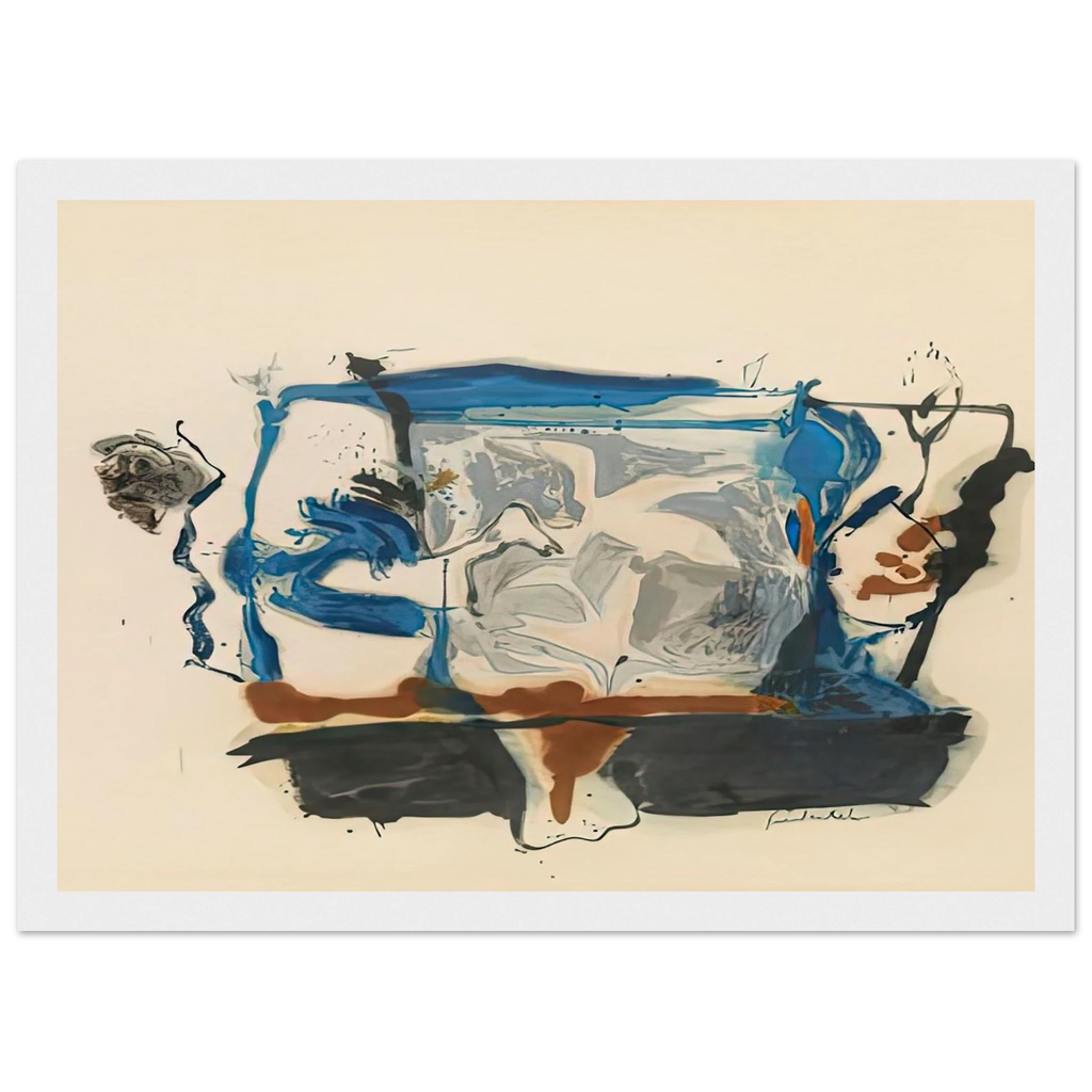 Swan Lake II, 1961- Framed Poster | Helen Frankenthaler Framed Prints Wall Art | Frankenthaler Helen