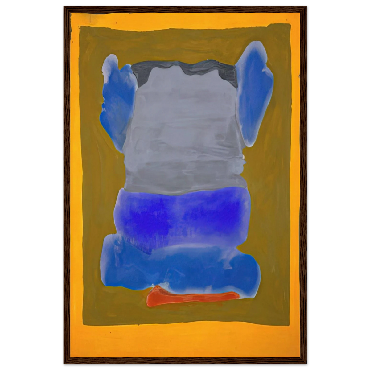 Buddha s Court - 1964 Framed Poster | Helen Frankenthaler Framed Prints Wall Art | Frankenthaler Helen