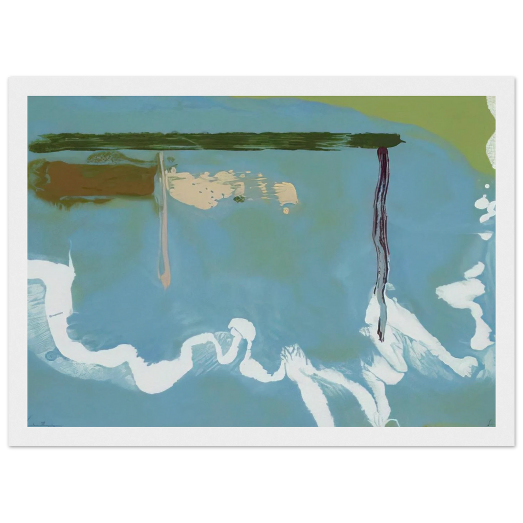 Skywriting - 1997 Framed Poster | Helen Frankenthaler Framed Prints Wall Art | Frankenthaler Helen