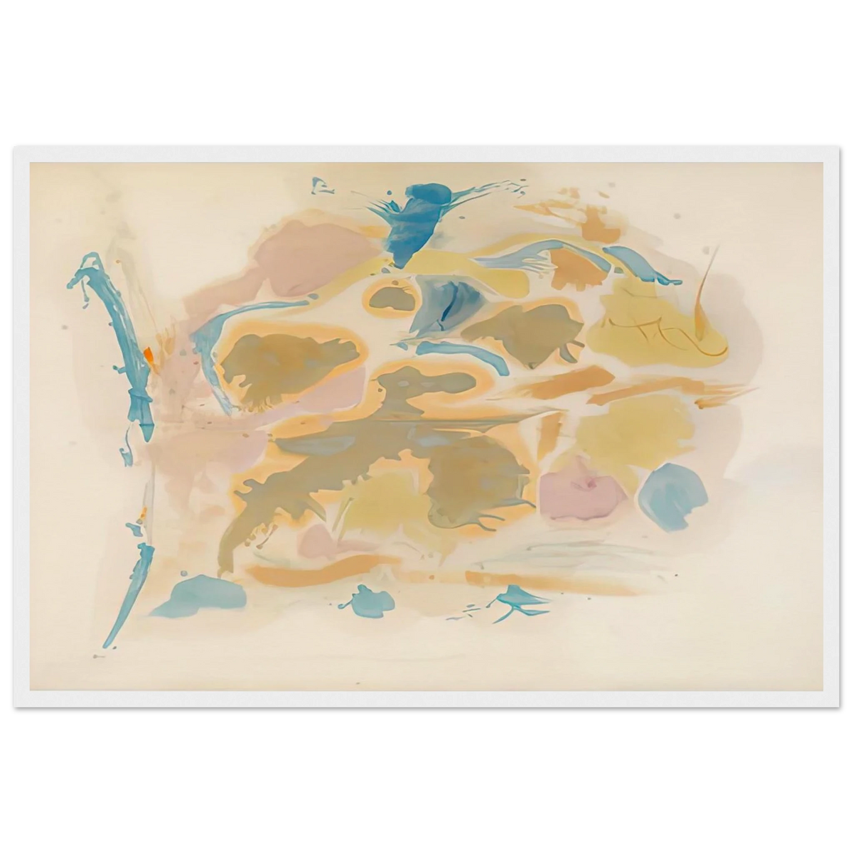 Shatter, 1953- Framed Poster | Helen Frankenthaler Framed Prints Wall Art | Frankenthaler Helen