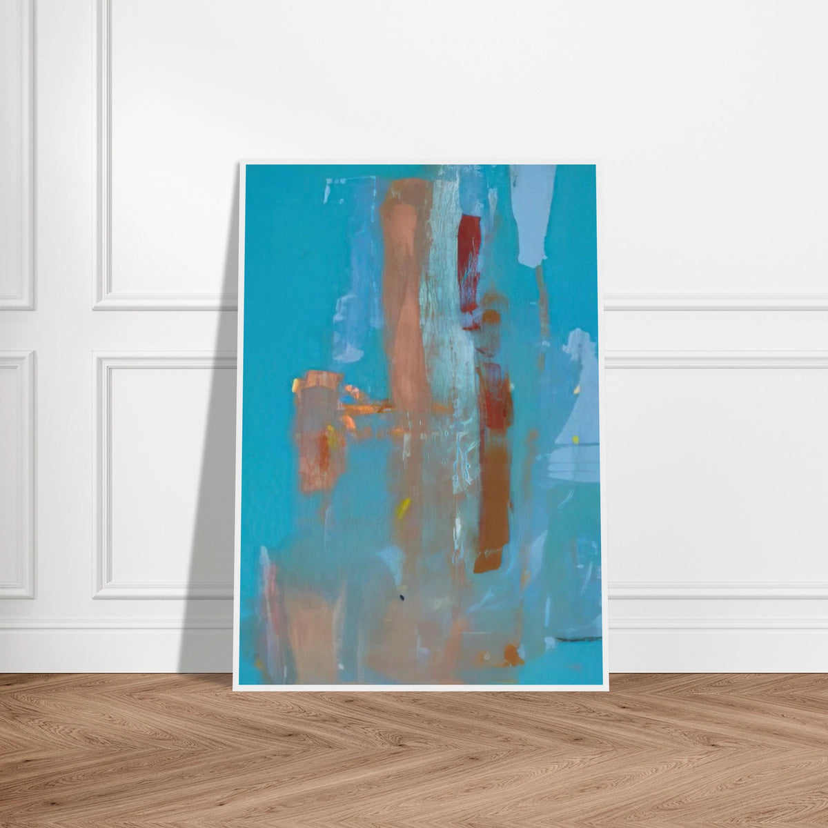 In on Blue - 1976 Framed Poster | Helen Frankenthaler Framed Prints Wall Art | Frankenthaler Helen