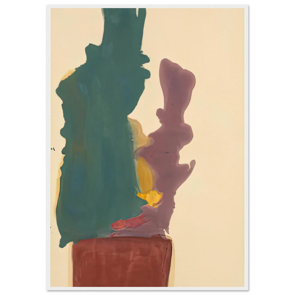 Evil Spirit, 1963- Framed Poster | Helen Frankenthaler Framed Prints Wall Art | Frankenthaler Helen