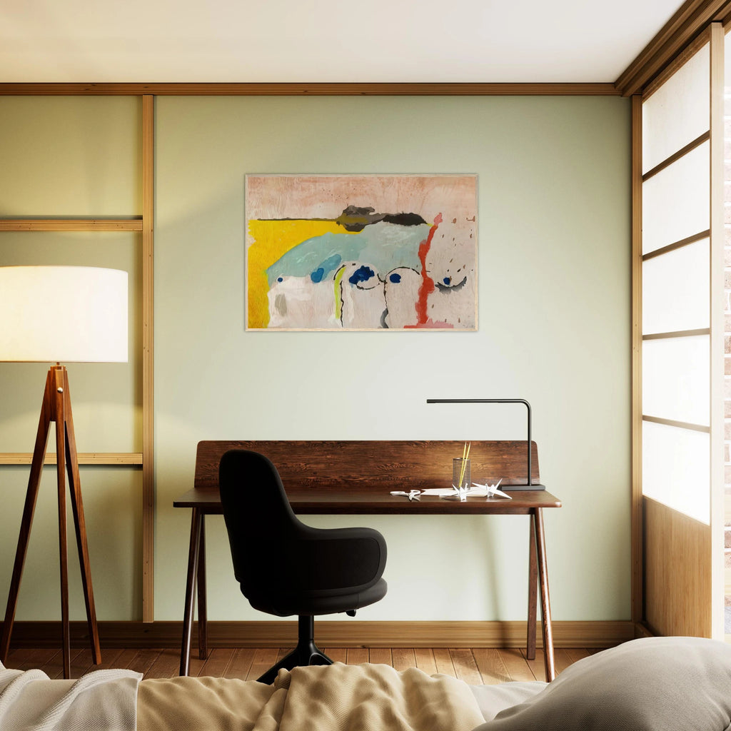 Tales of Genji I - 1998 Framed Poster | Helen Frankenthaler Framed Prints Wall Art | Frankenthaler Helen