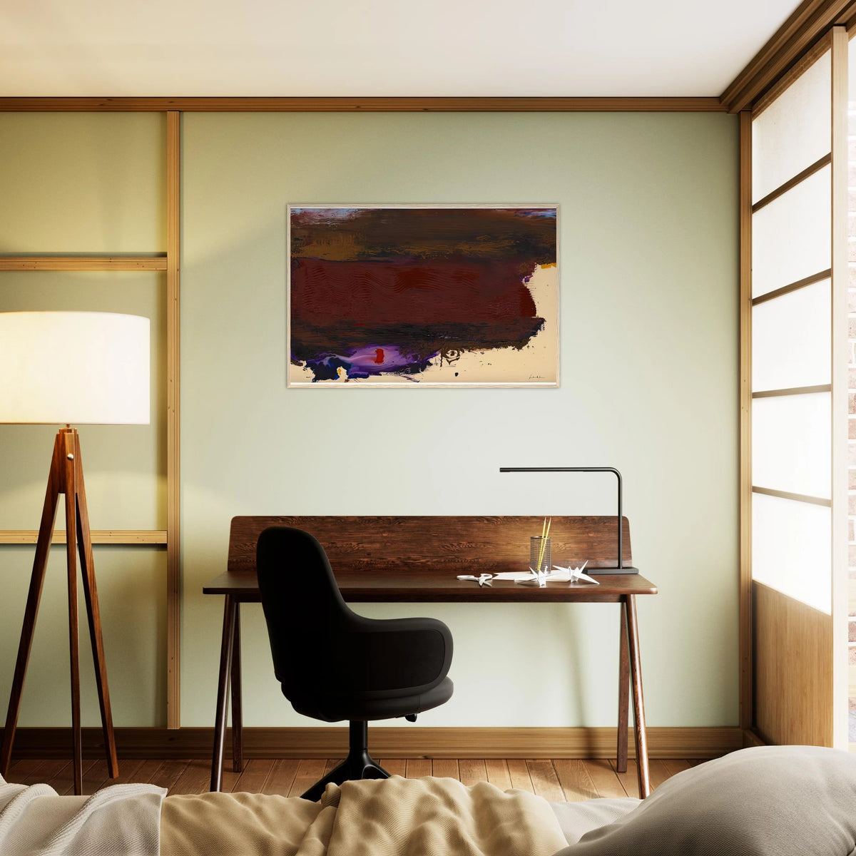 Requiem, 1992- Framed Poster | Helen Frankenthaler Framed Prints Wall Art | Frankenthaler Helen