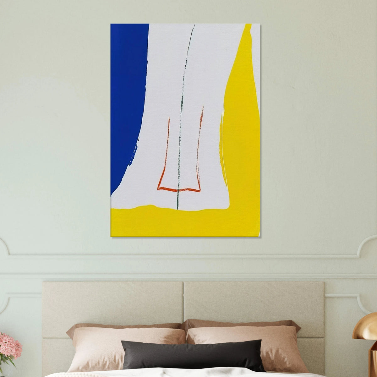 Sun Corner - 1968 Canvas | Helen Frankenthaler Canvas | Frankenthaler Helen