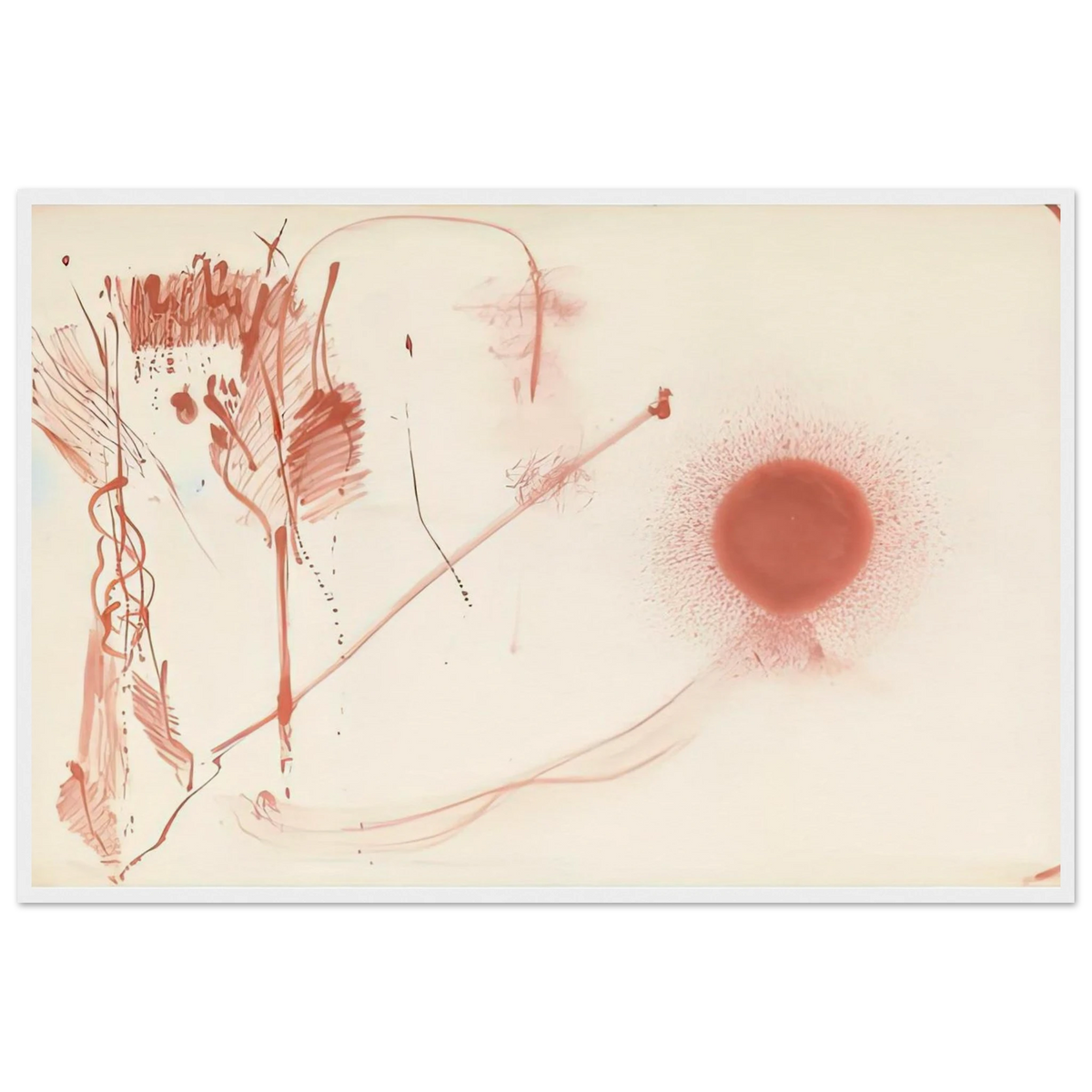 Towards a New Climate, 1957- Framed Poster | Helen Frankenthaler Framed Prints Wall Art | Frankenthaler Helen