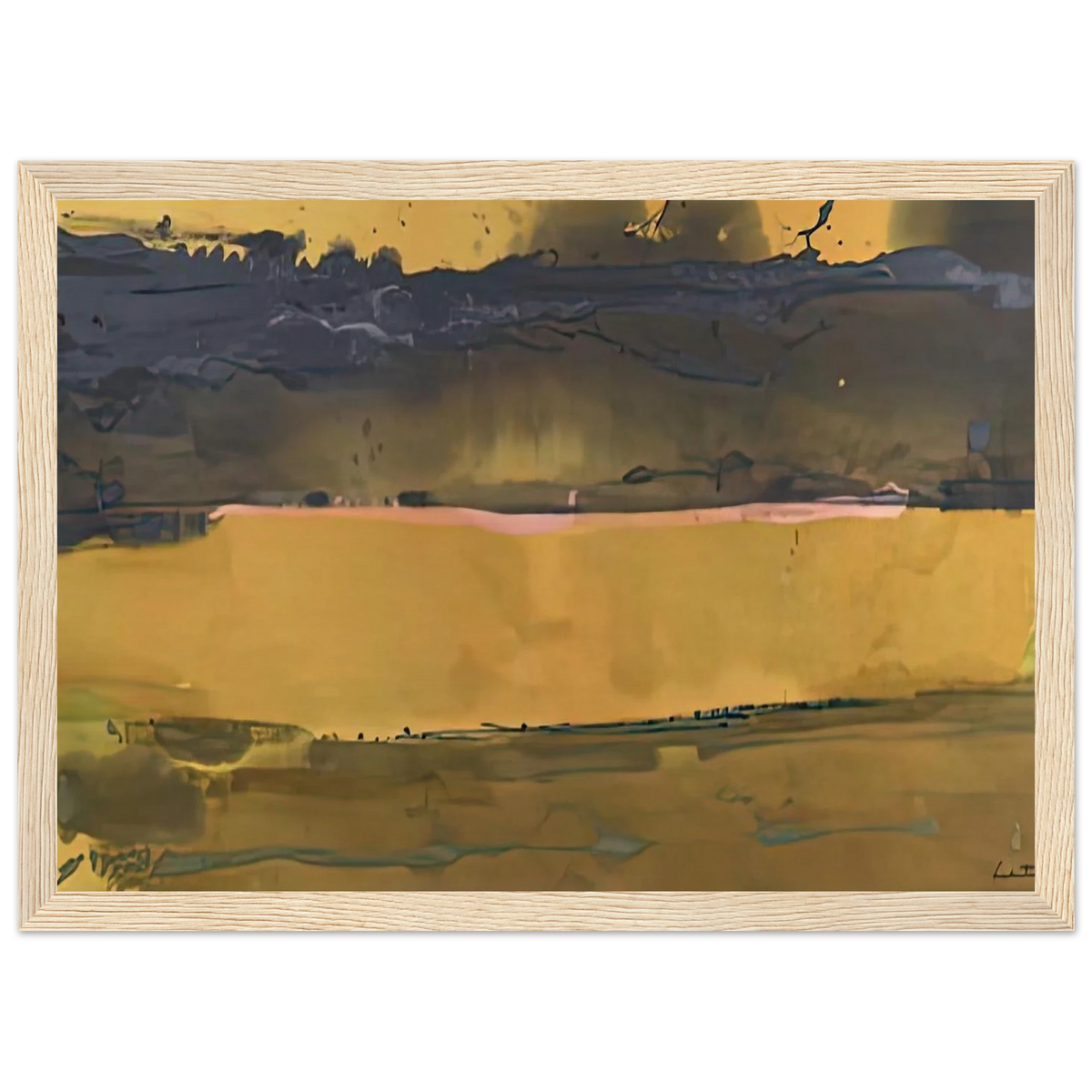 Shippan October, 1981- Framed Poster | Helen Frankenthaler Framed Prints Wall Art | Frankenthaler Helen