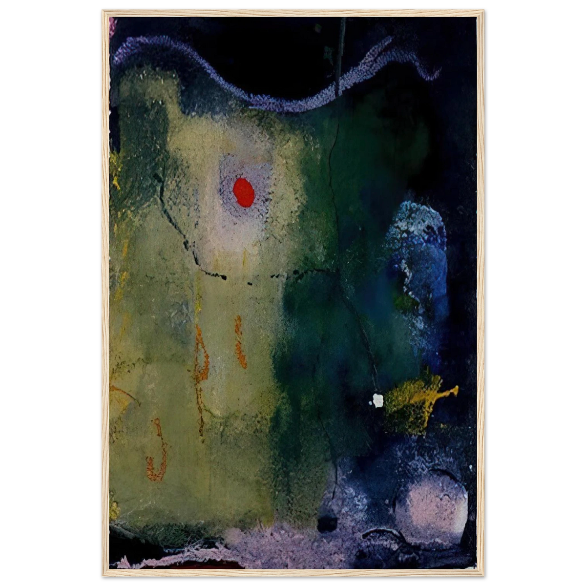 The Other Side of the Moon - 1995 Framed Poster | Helen Frankenthaler Framed Prints Wall Art | Frankenthaler Helen