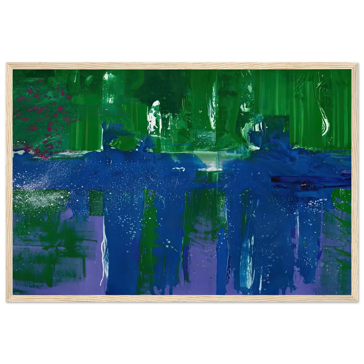 Grotto, 1990- Framed Poster | Helen Frankenthaler Framed Prints Wall Art | Frankenthaler Helen