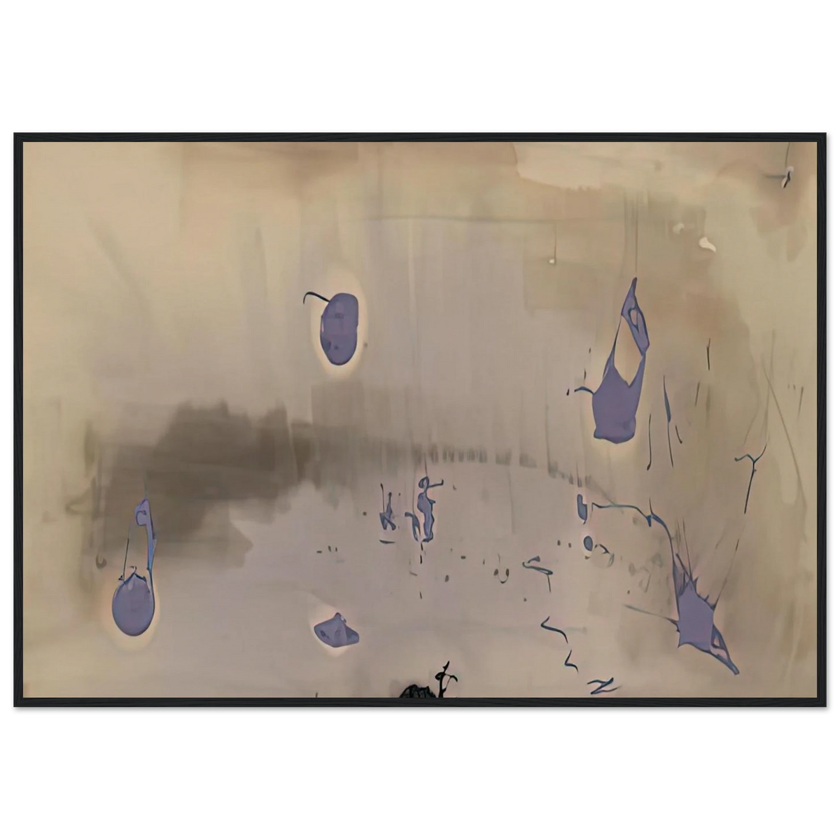 Sacrifice Decision, 1981- Framed Poster | Helen Frankenthaler Framed Prints Wall Art | Frankenthaler Helen