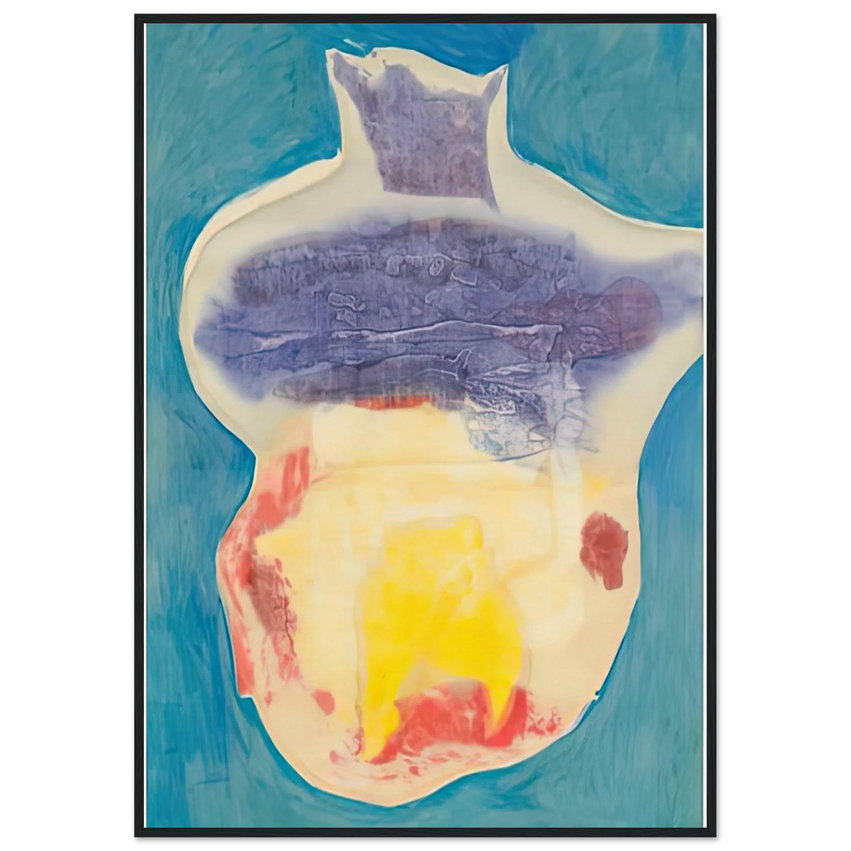 Narcissus, 1963- Framed Poster | Helen Frankenthaler Framed Prints Wall Art | Frankenthaler Helen