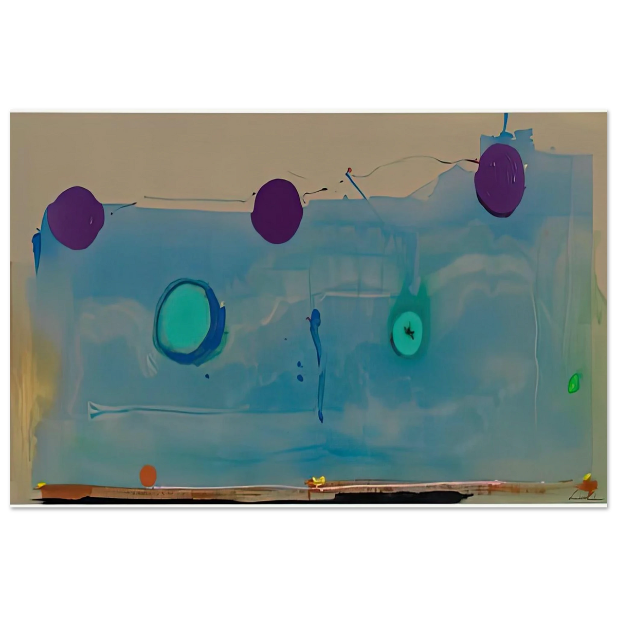 Water Shadows, 1988- Poster | Helen Frankenthaler Poster | Frankenthaler Helen
