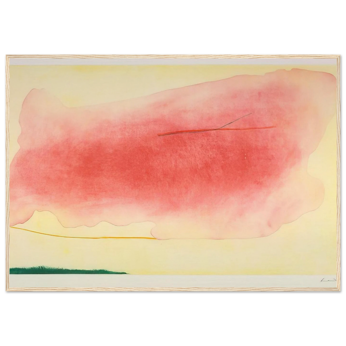 Nepenthe - 1972 Framed Poster | Helen Frankenthaler Framed Prints Wall Art | Frankenthaler Helen