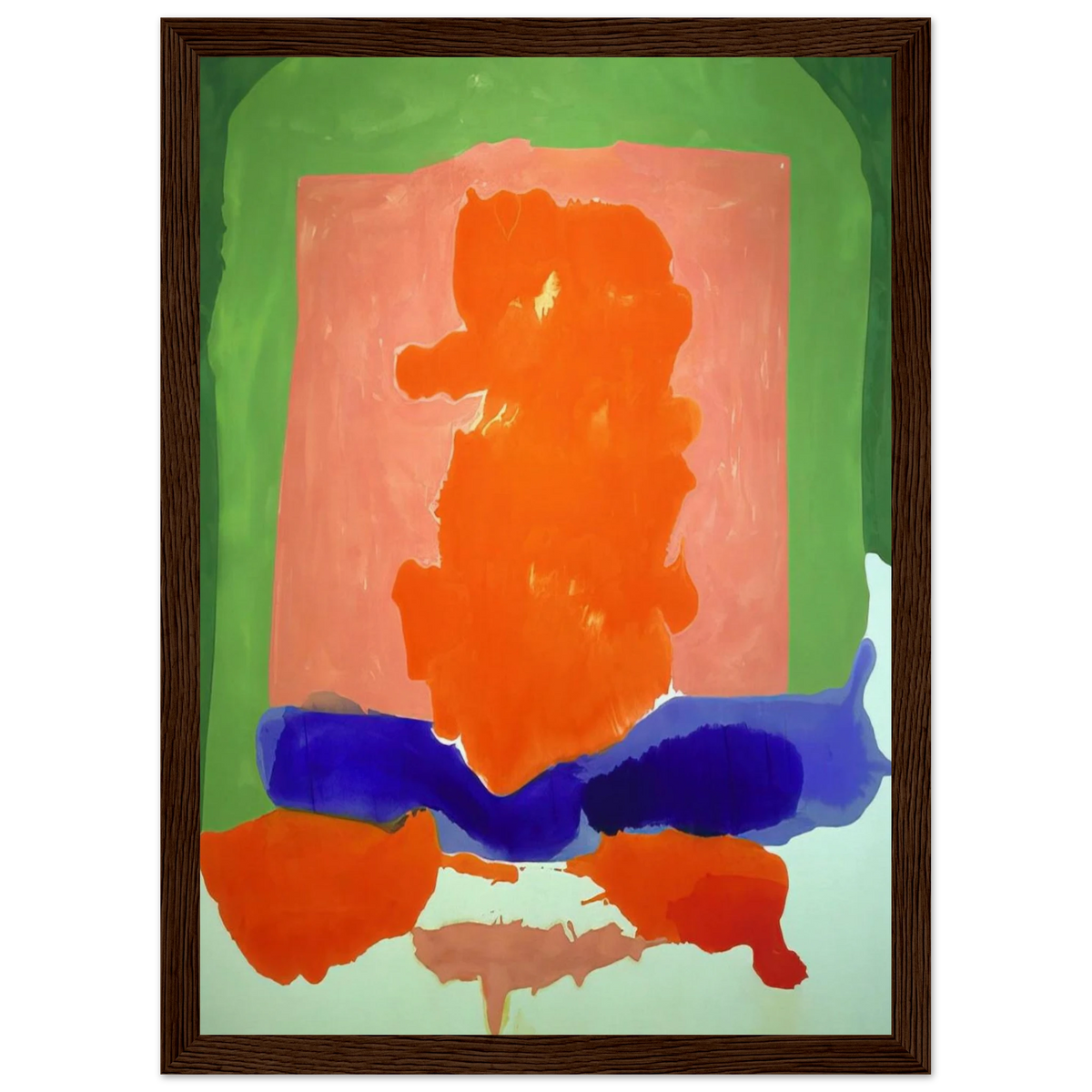 Small s Paradise - 1964 Framed Poster | Helen Frankenthaler Framed Prints Wall Art | Frankenthaler Helen