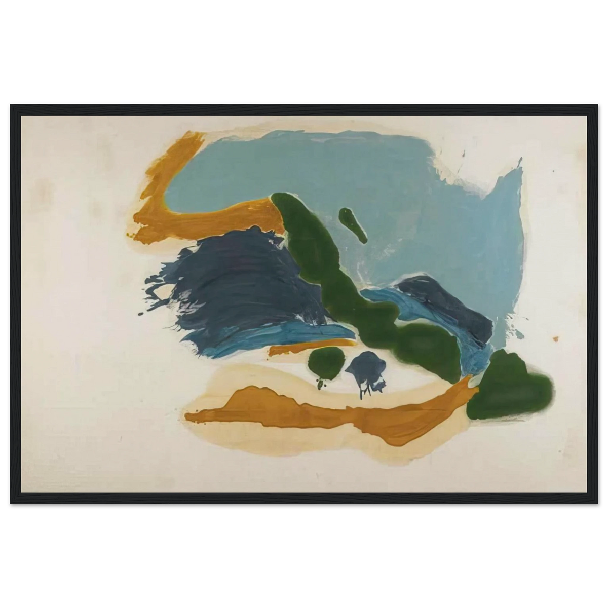 Tuscany - 1963 Framed Poster | Helen Frankenthaler Framed Prints Wall Art | Frankenthaler Helen