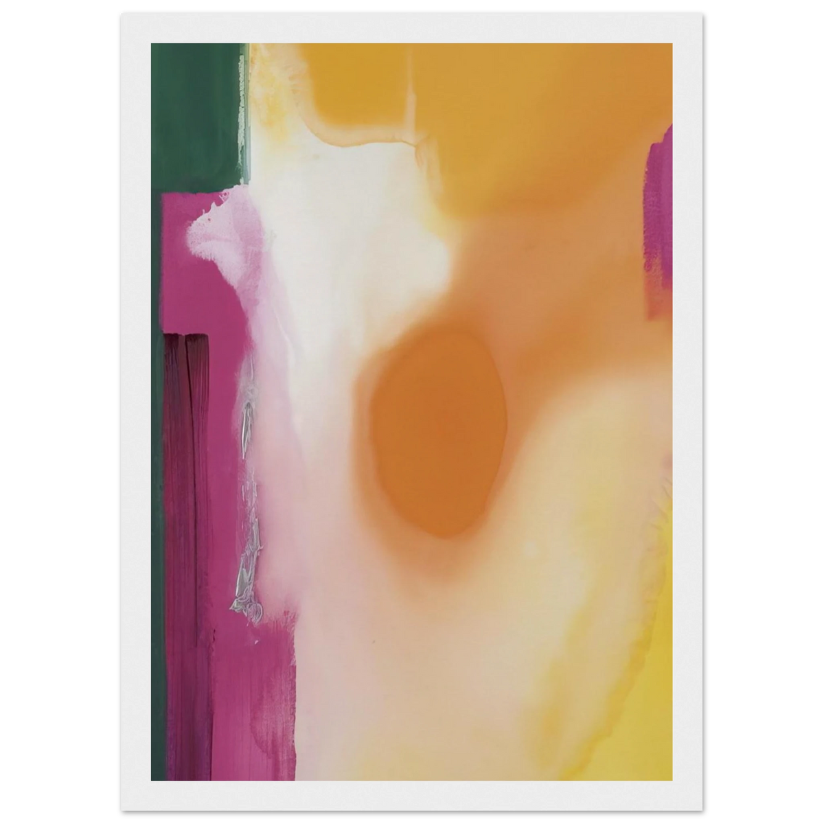 Bullseye - 1989 Framed Poster | Helen Frankenthaler Framed Prints Wall Art | Frankenthaler Helen