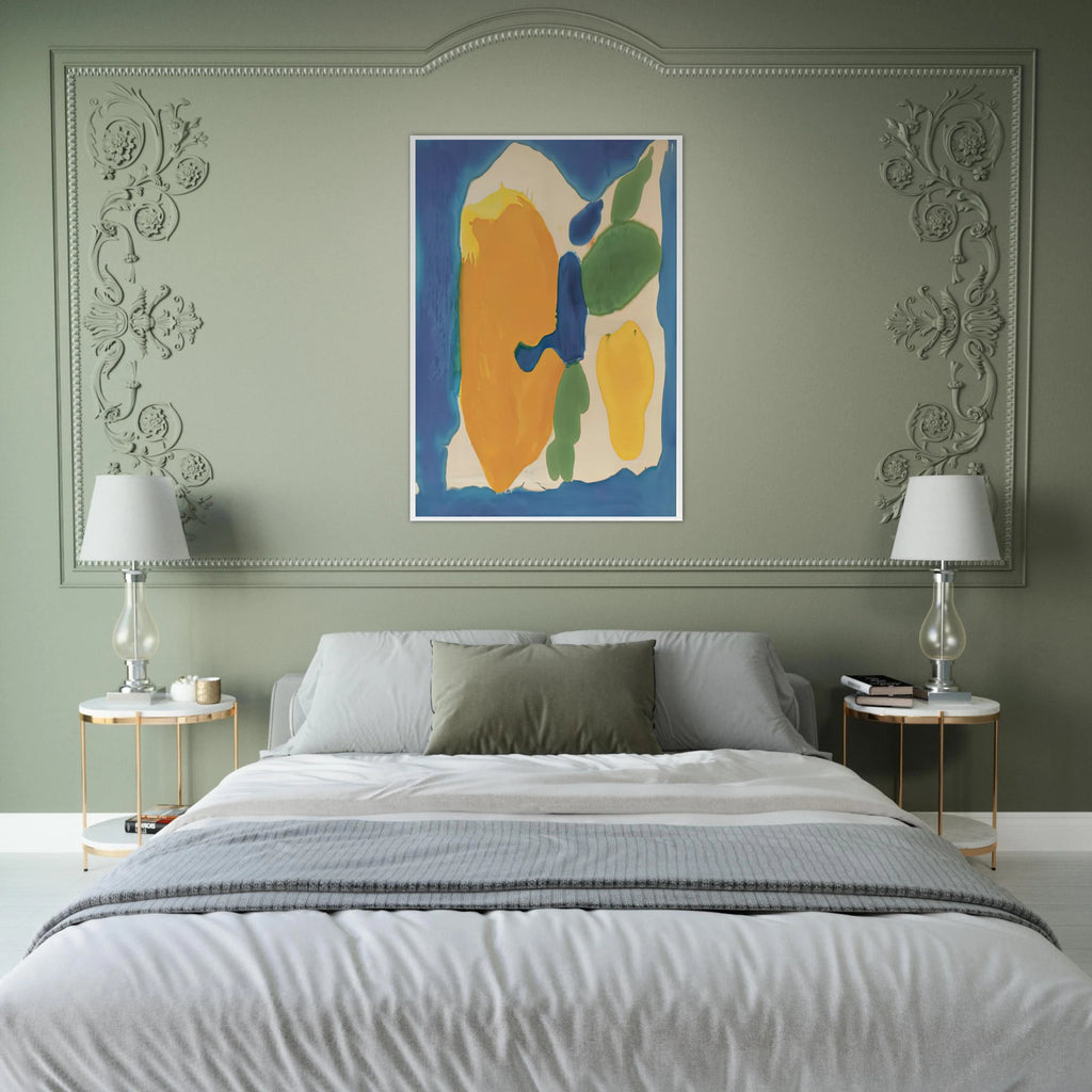 Provincetown Window, 1963-64- Framed Poster | Helen Frankenthaler Framed Prints Wall Art | Frankenthaler Helen