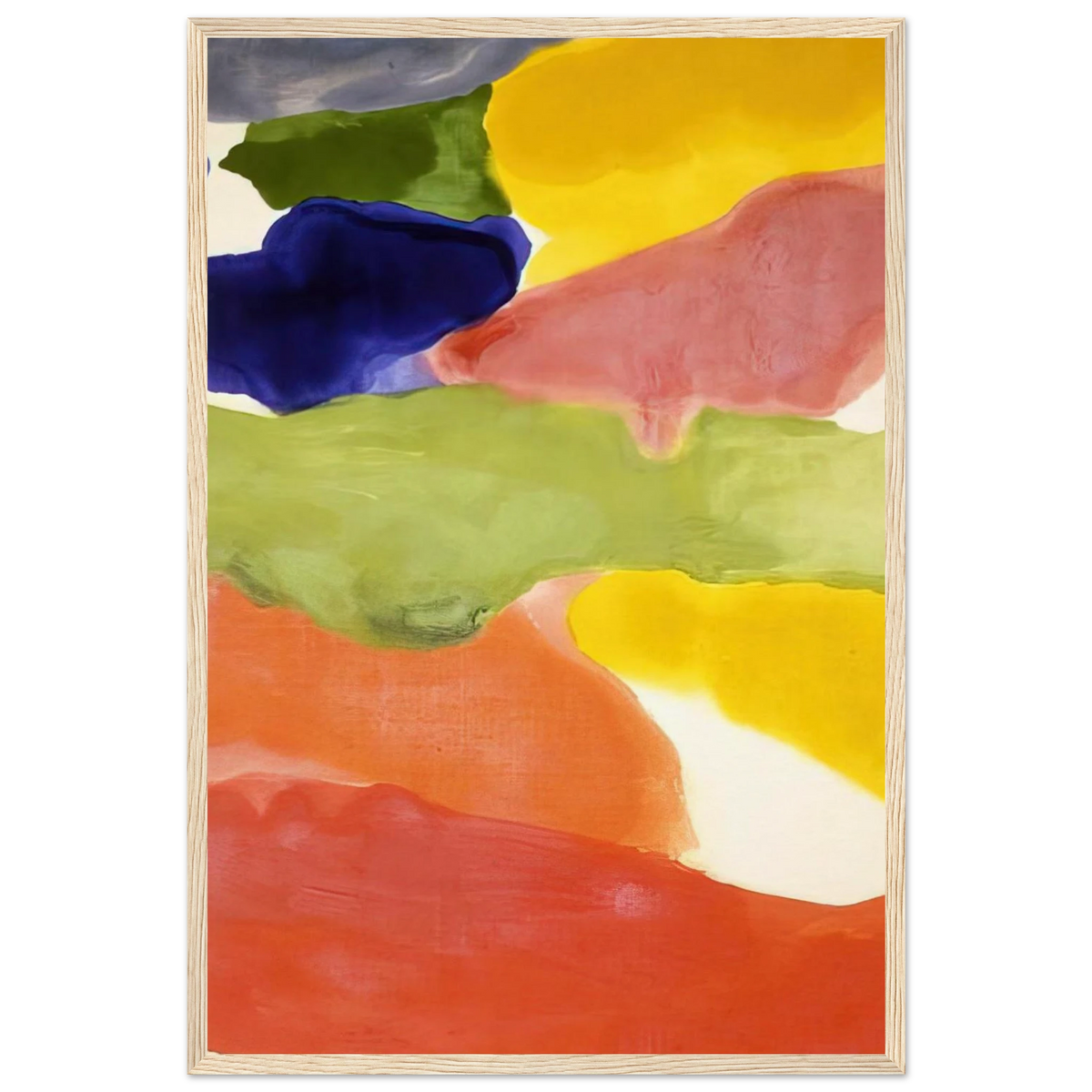 Tutti-Fruitti - 1966 Framed Poster | Helen Frankenthaler Framed Prints Wall Art | Frankenthaler Helen