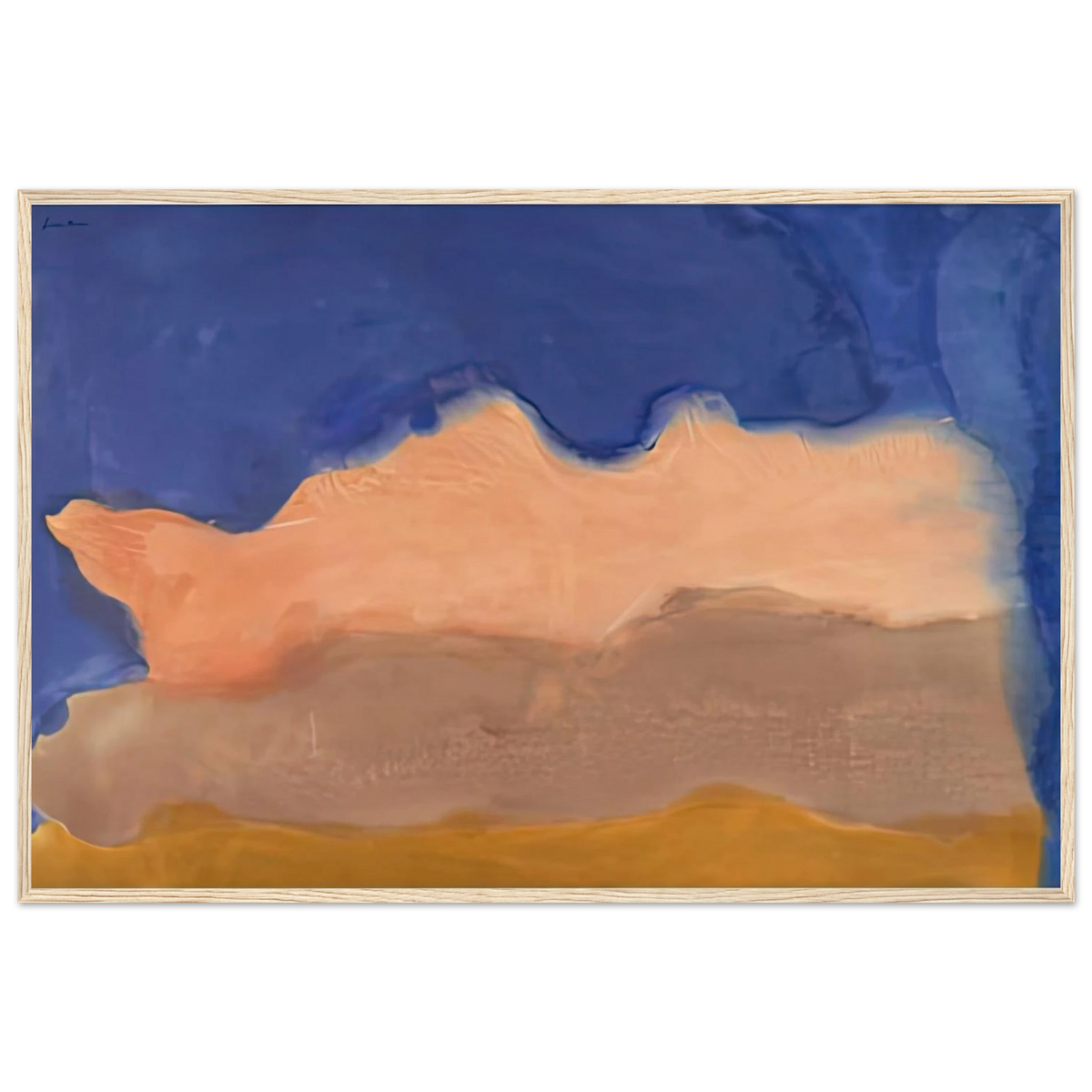 Moontide, 1968- Framed Poster | Helen Frankenthaler Framed Prints Wall Art | Frankenthaler Helen