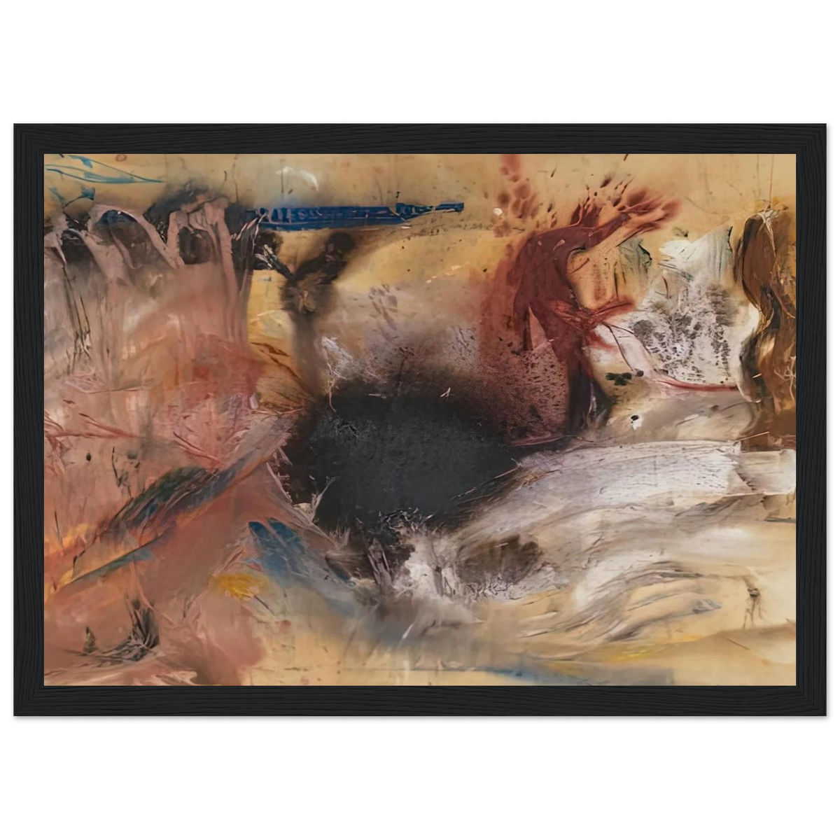 Sun Spot, 1954- Framed Poster | Helen Frankenthaler Framed Prints Wall Art | Frankenthaler Helen
