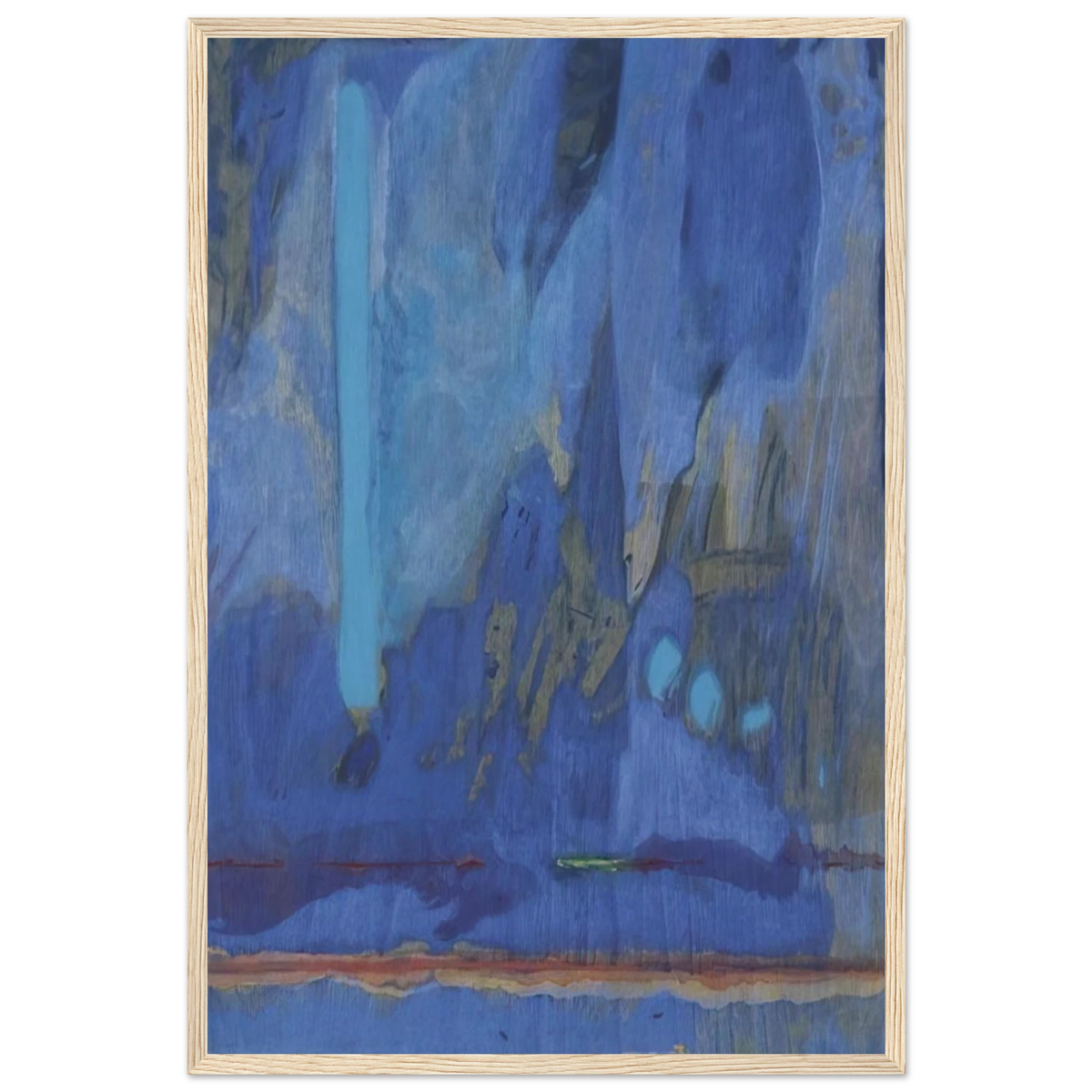 Tales of Genji III - 1998 Framed Poster | Helen Frankenthaler Framed Prints Wall Art | Frankenthaler Helen