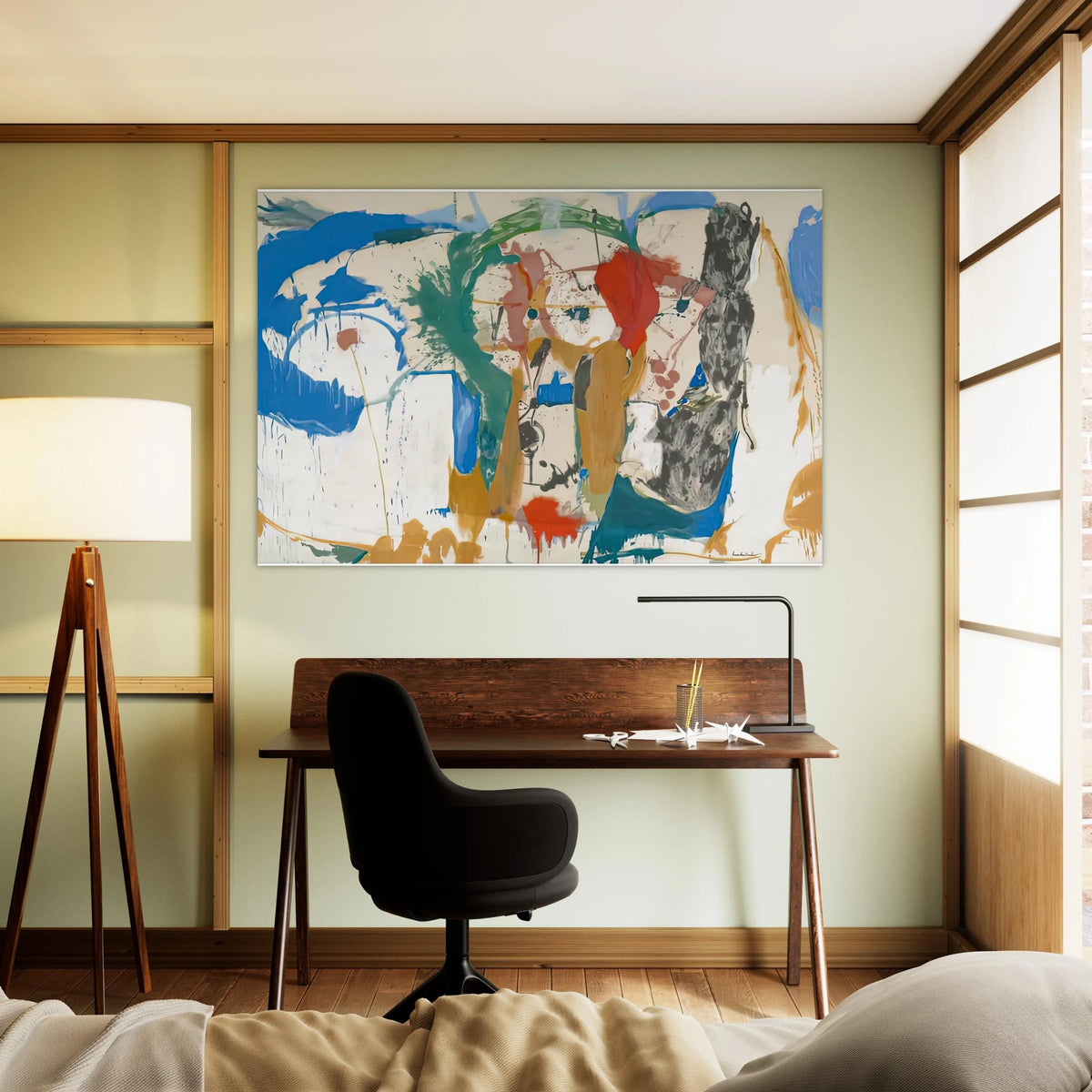 Madridscape, 1959- Poster | Helen Frankenthaler Poster | Frankenthaler Helen