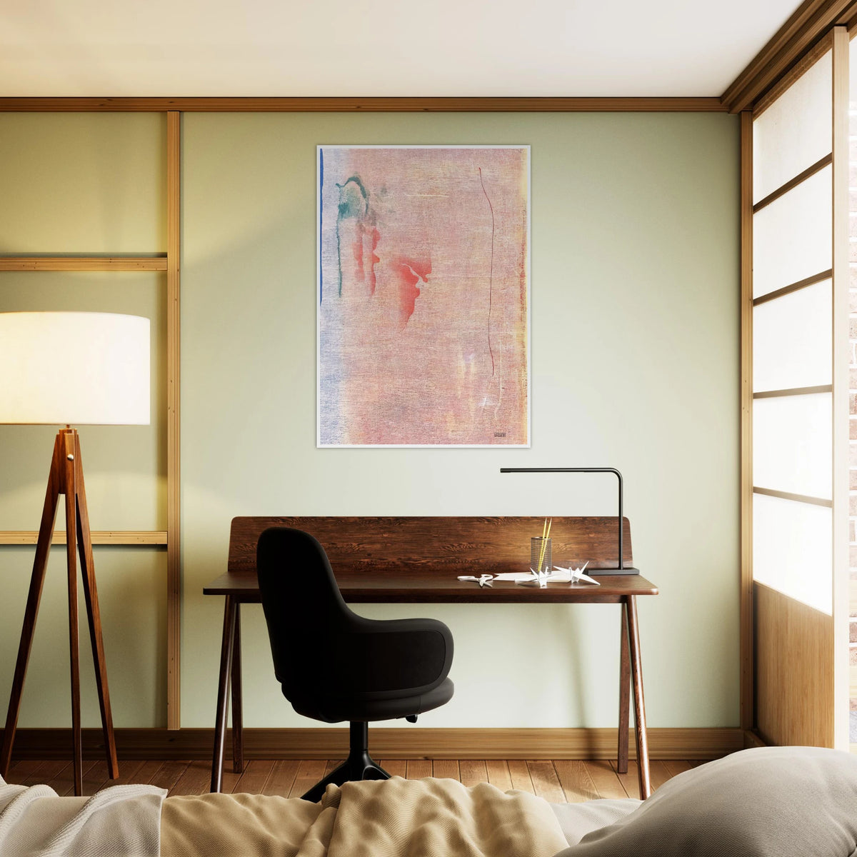 Cedar Hill - 1983 Framed Poster | Helen Frankenthaler Framed Prints Wall Art | Frankenthaler Helen